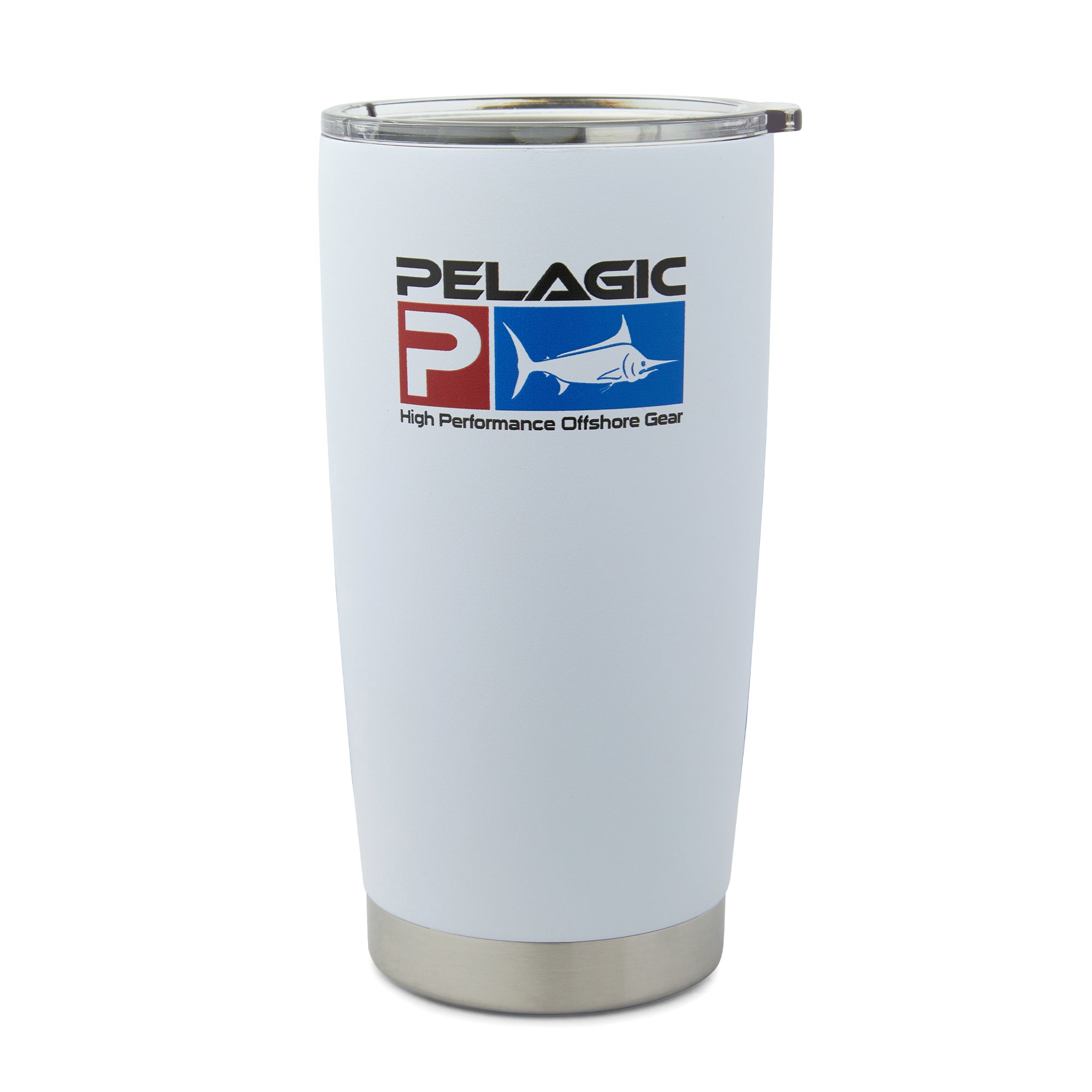 Pelagic Deluxe tazza termica 20oz bianca in acciaio
