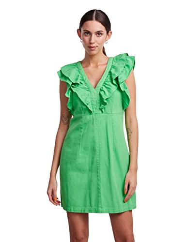 Pieces Pcama SL Ruffle Dress BC vestito taglia XS con balze