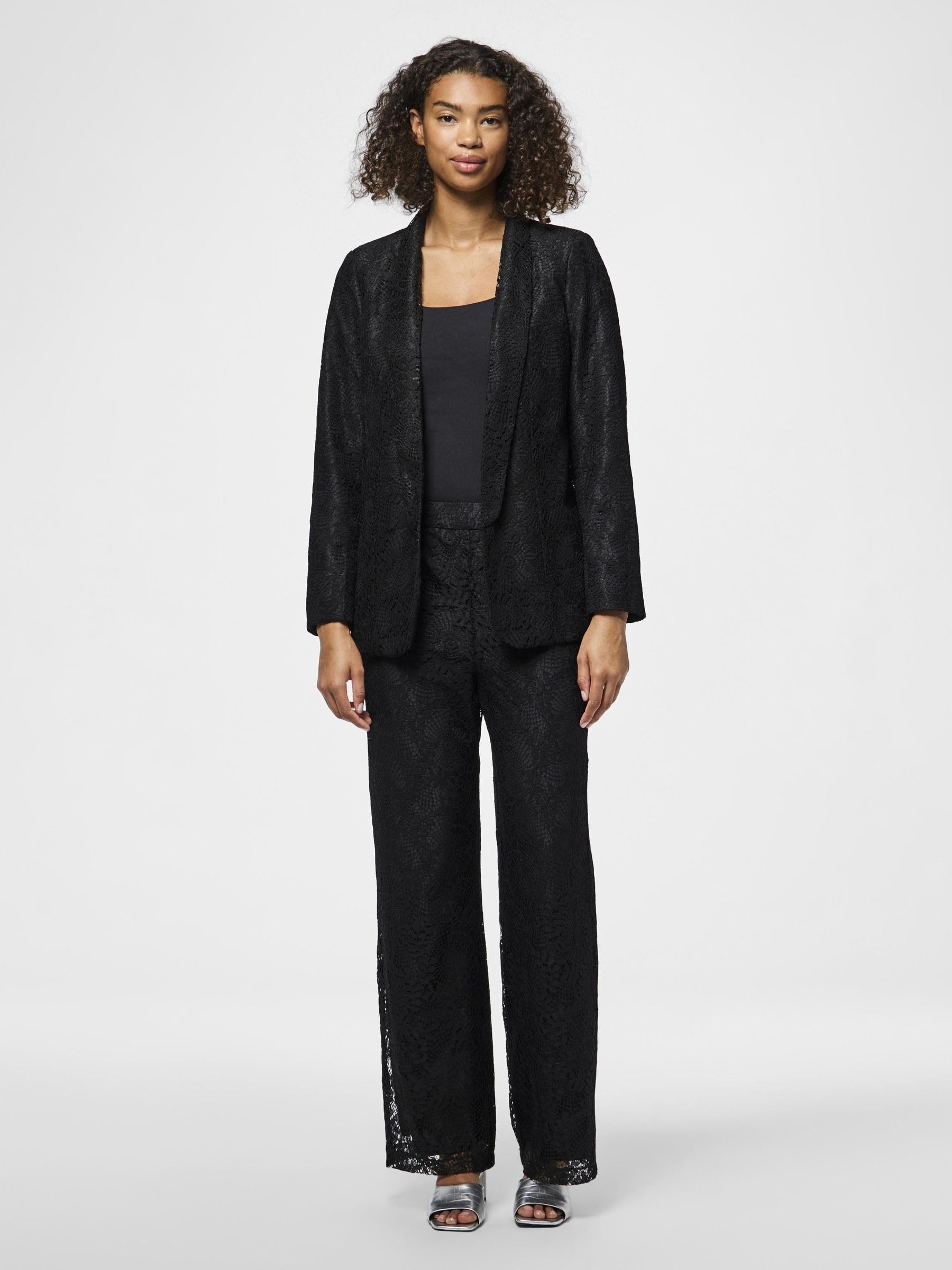 Pieces Pcbosulla Lace blazer donna pizzo uso quotidiano