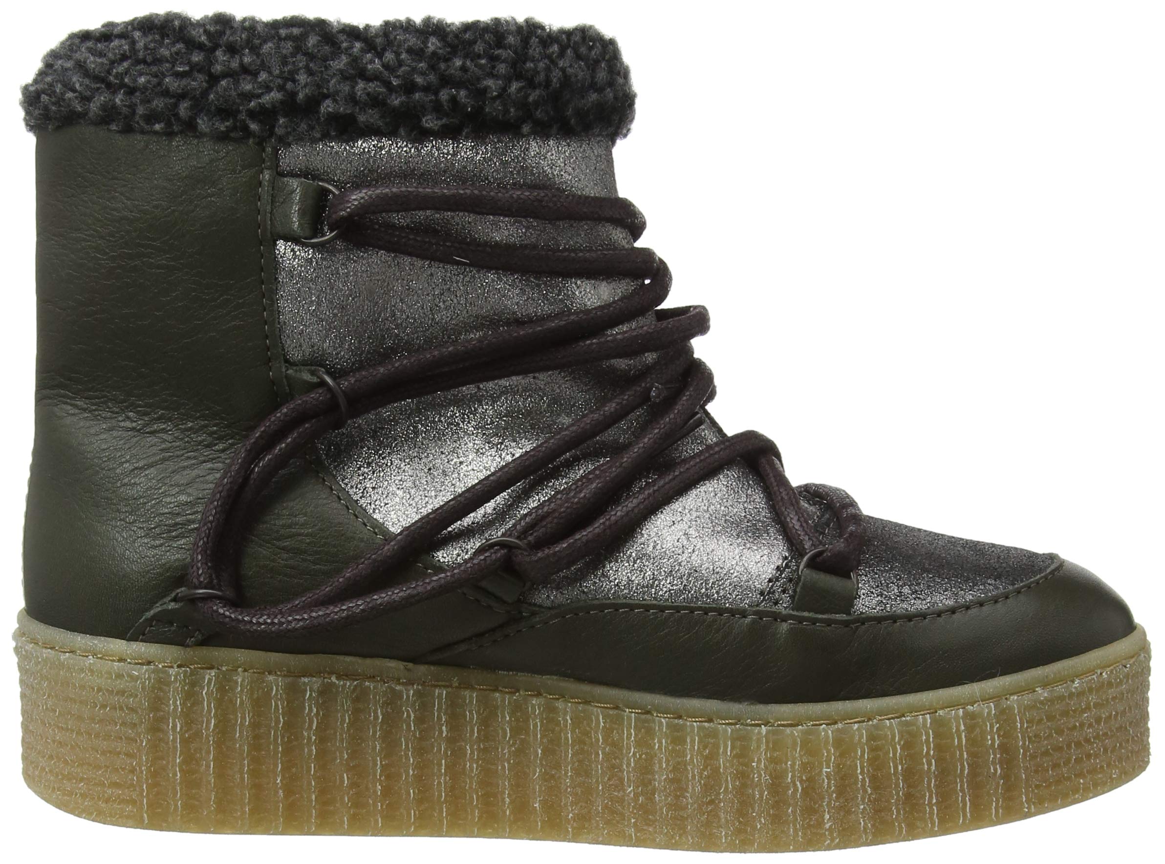 Pieces Pspaccia Boot stivali arricciati donna camoscio