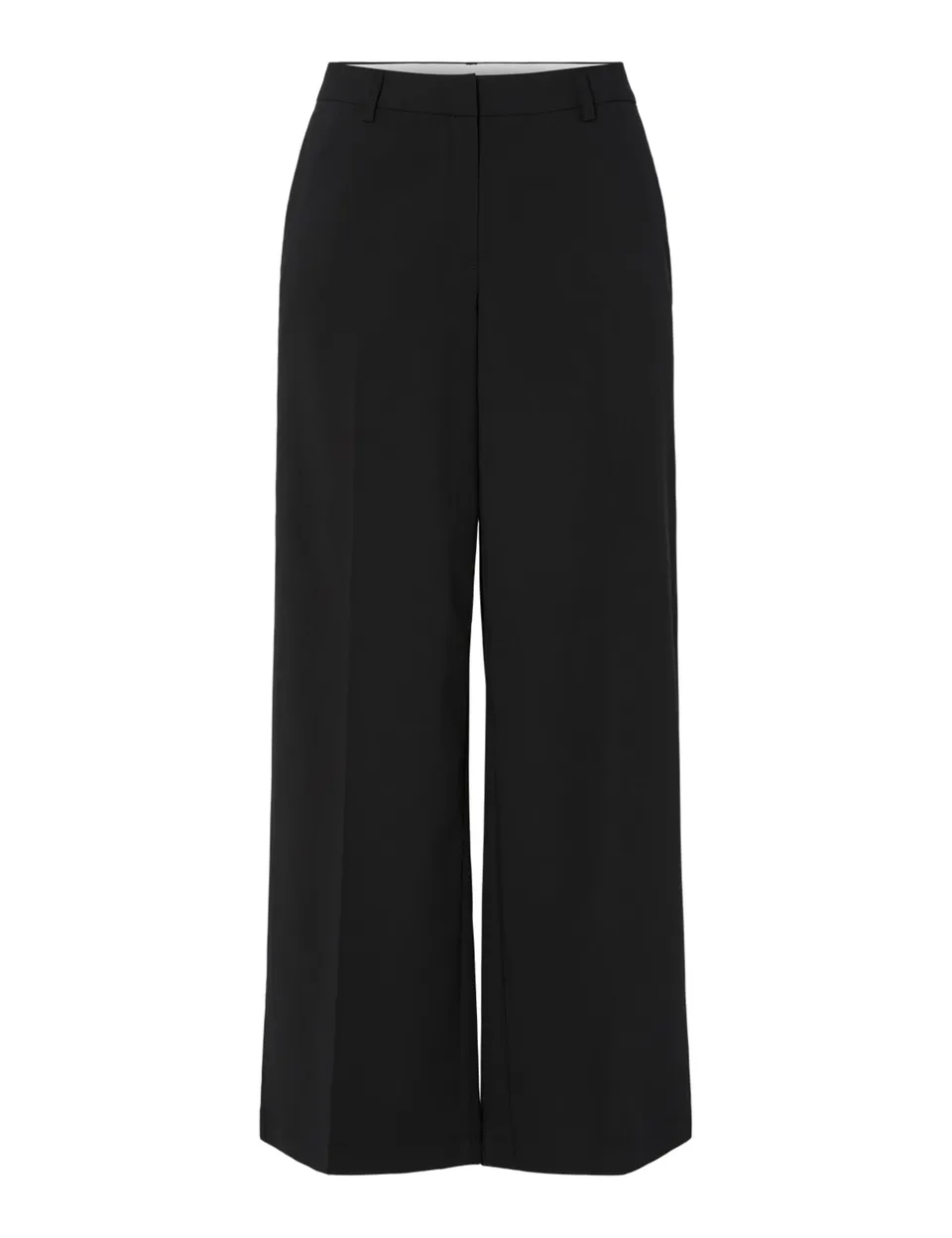 Pieces Pcrosa HW Wide Pant Noos BC pantaloni neri S vita alta