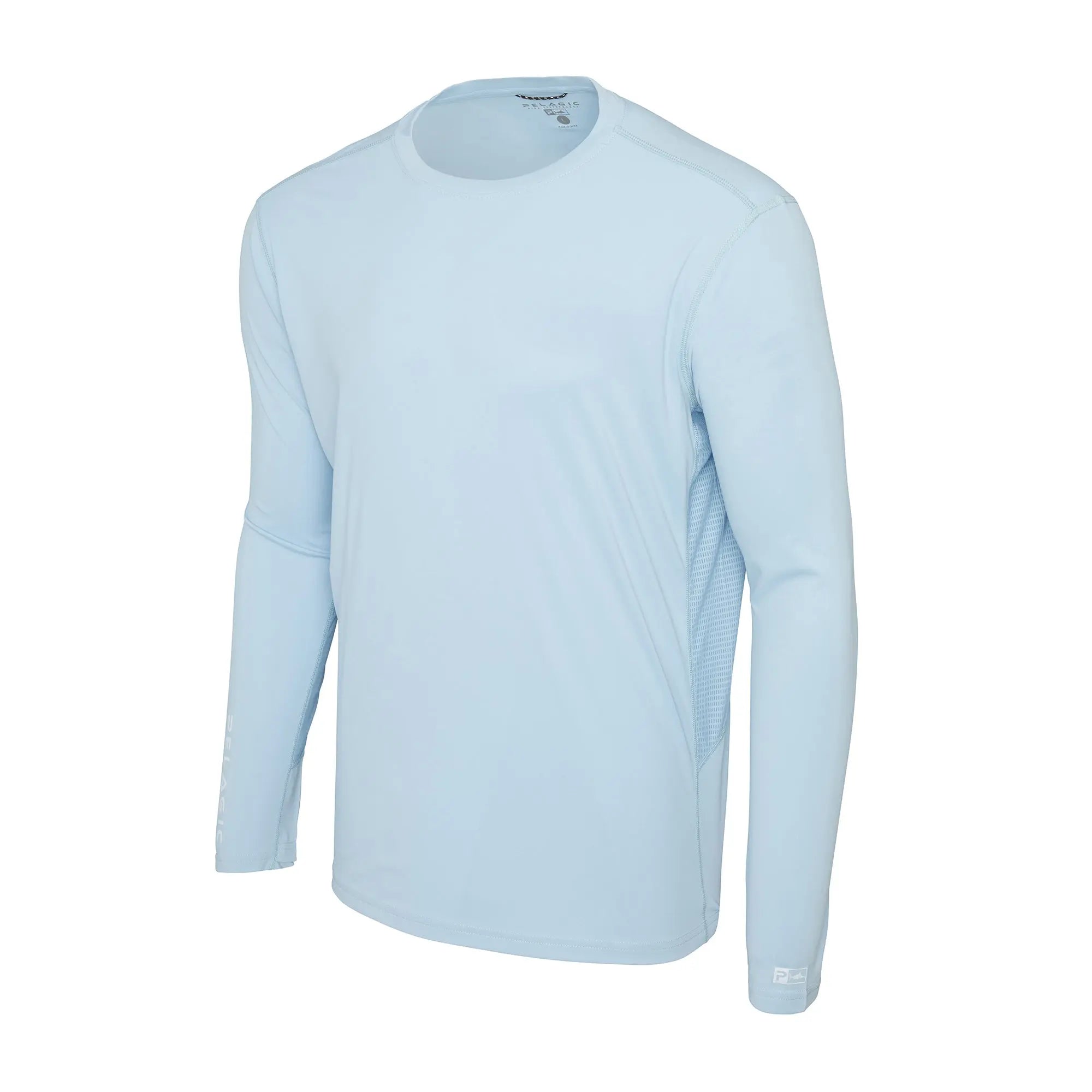 Pelagic Vaportek maglia pesca azzurro chiaro UPF 50+