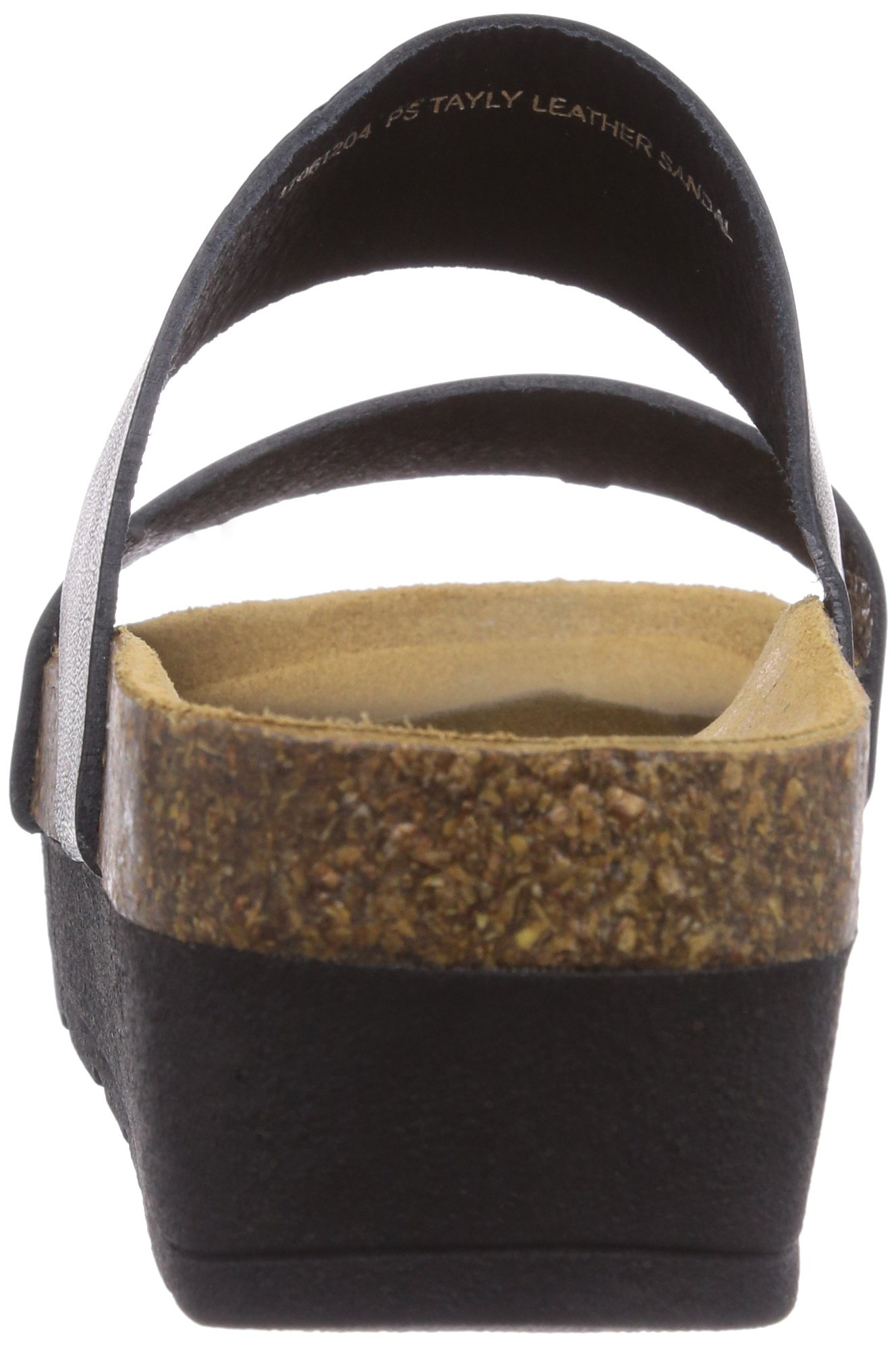 Pieces Ps Tayly Leather Sandal sandali donna neri 38 EU pelle