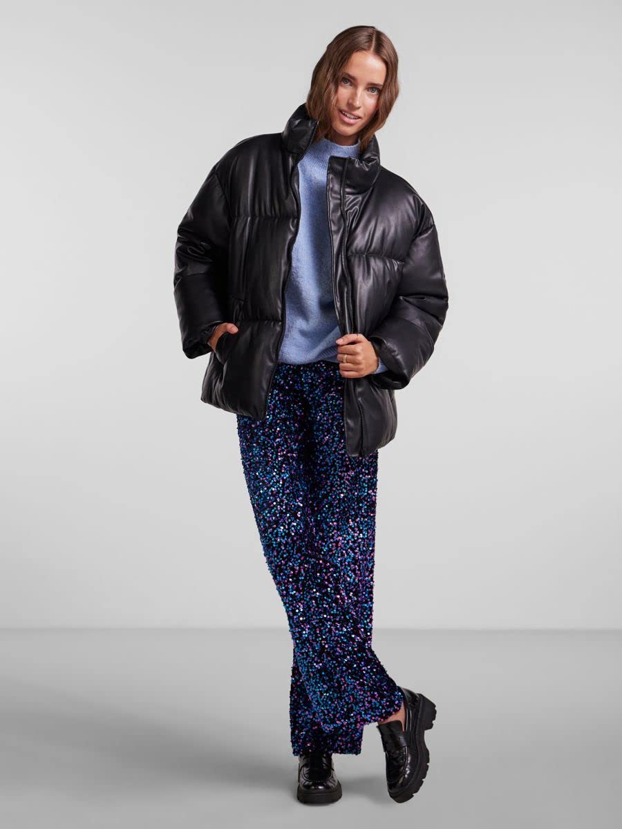 PIECES Pcadela Pu Jacket giacca XS ecopelle imbottita
