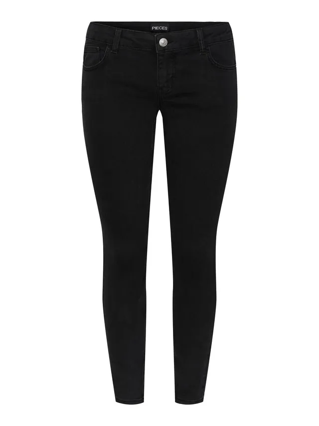 Pieces Pcpeggy LW Skinny Ank BLC Jeans Noos jeans taglia 48-50 Plus