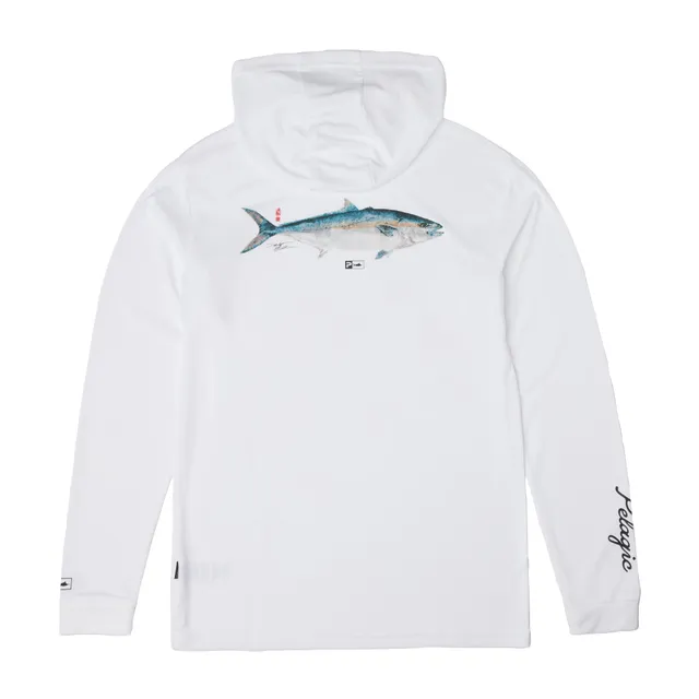 Pelagic Aquatek Yellowtail maglia pesca bambino White