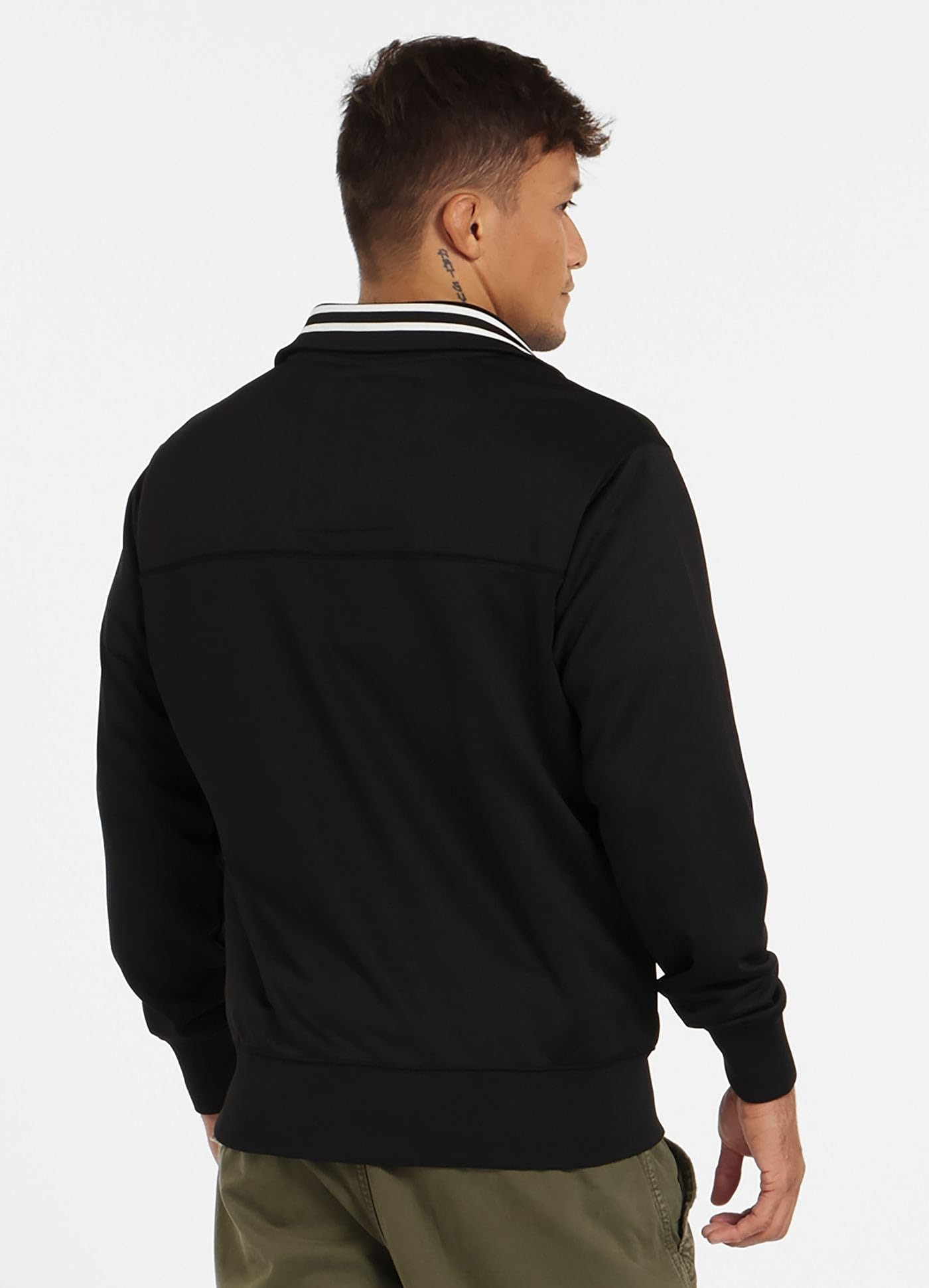 Pitbull Oldschool felpa zip uomo M collo alto