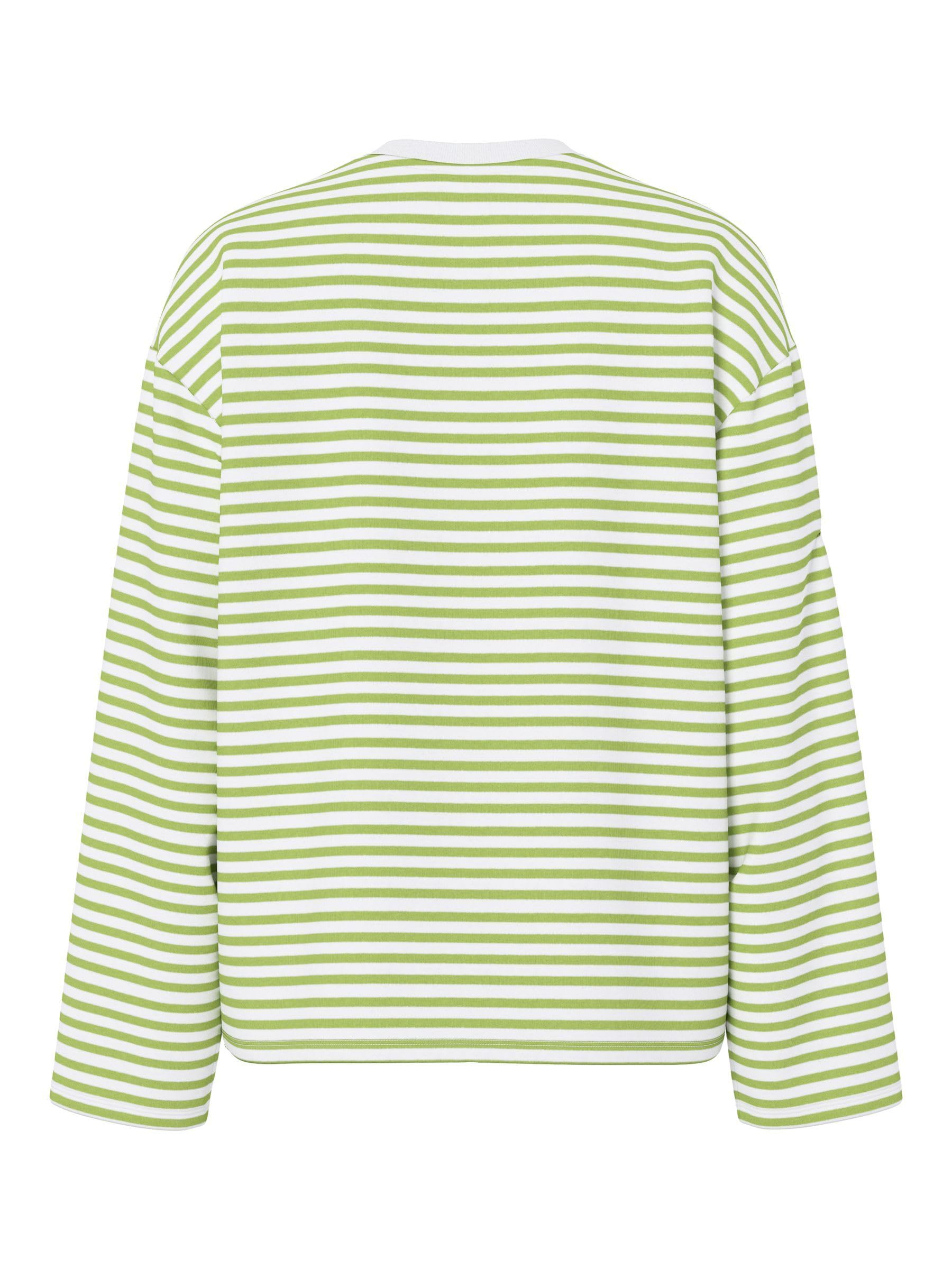 Pieces Sadie Long Sleeve T-Shirt XL maglia cotone oversize