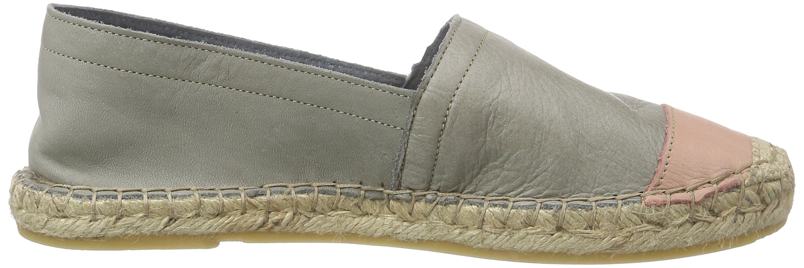 Pieces Pskatie espadrillas in pelle punta colorata