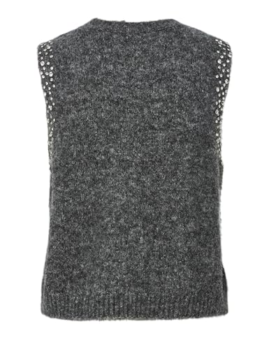 Pieces Pcrise SL O-Neck Knit Vest Gilet Donna M
