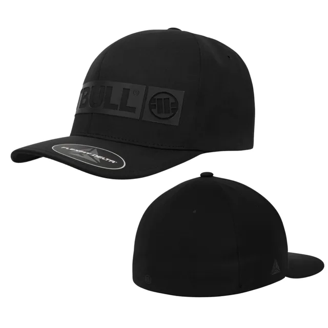 Pit Bull West Coast Stretch Hilltop Full Cap berretto nero S-M elasticizzato