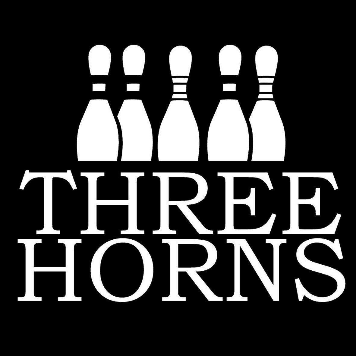 Matrix Three Horns White Logo t-shirt cotone organico