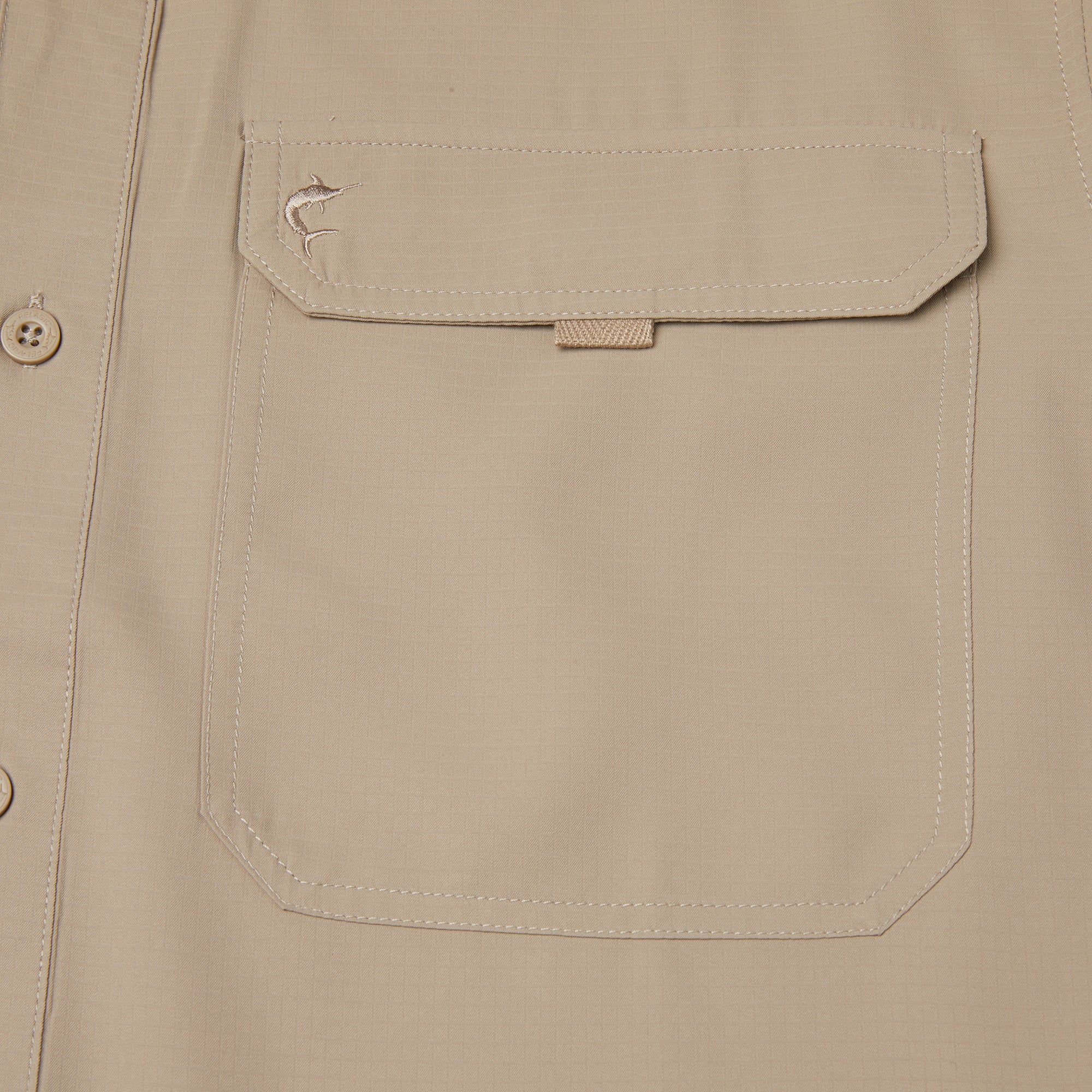 Pelagic Keys camicia pesca uomo kaki scuro UPF 50+
