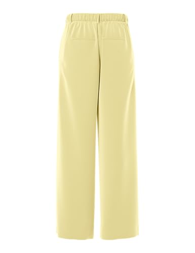 Pieces Pckamil HW Wide Pant Noos BC pantaloni vaniglia L/32L vita alta
