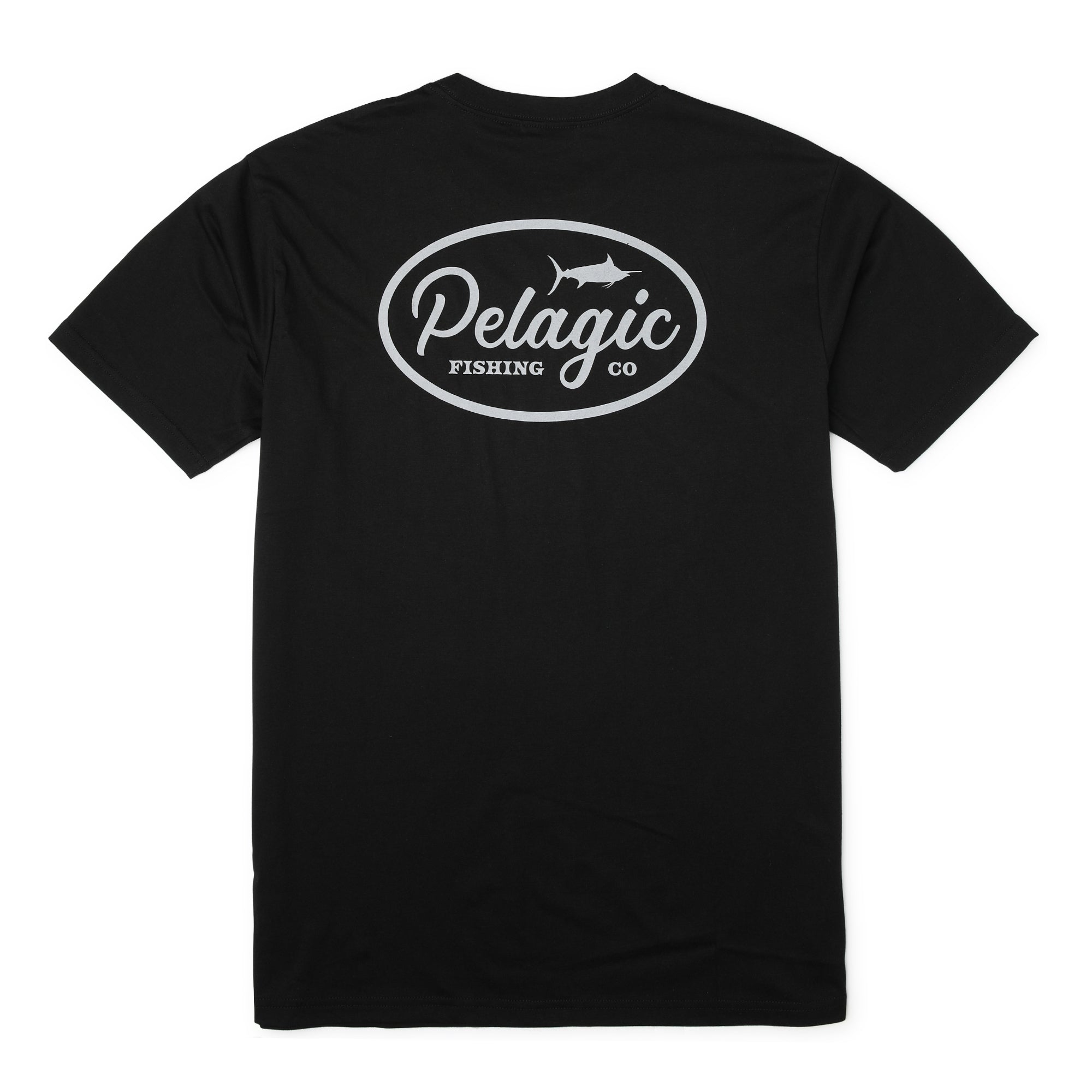 Pelagic Circled t-shirt uomo nera in cotone