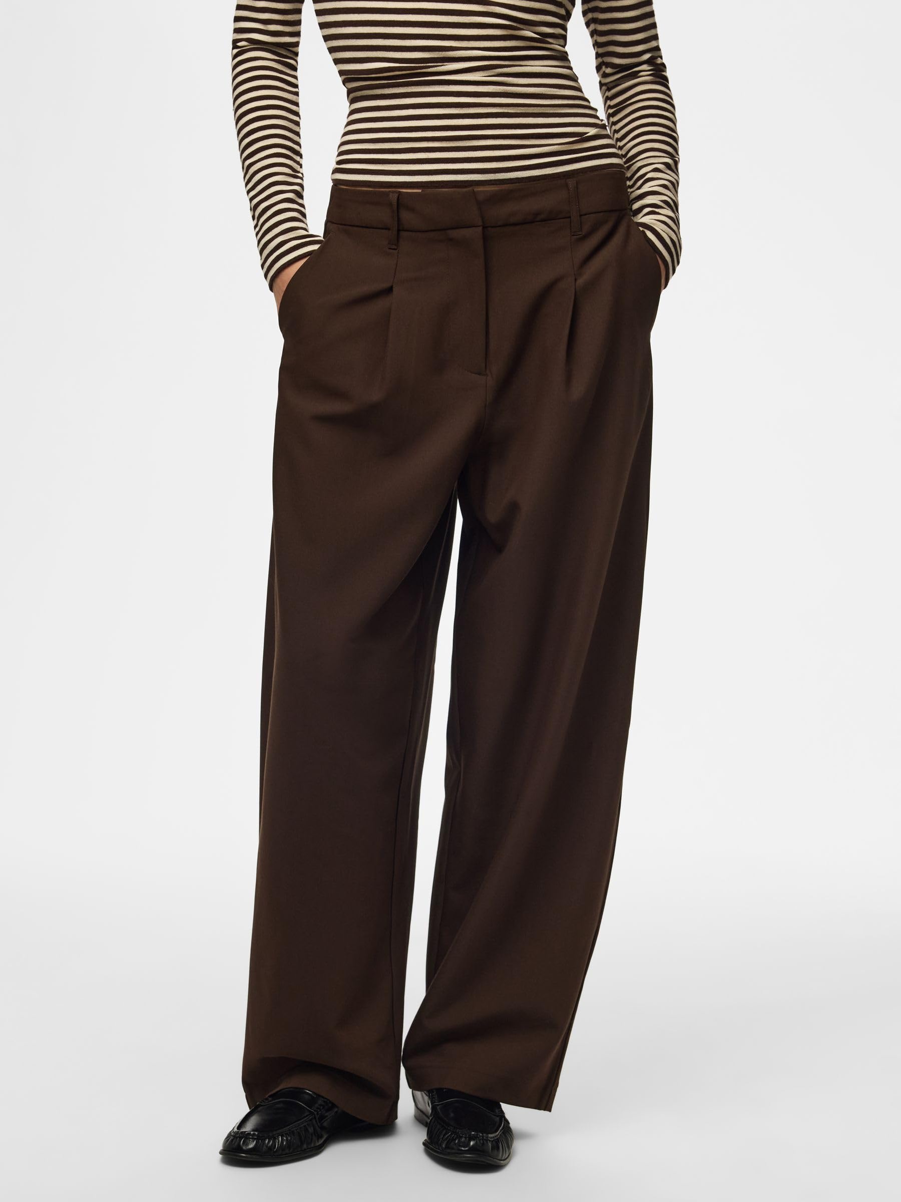 Pieces Pcbosella MW Barrel Pants Noos BC pantaloni donna barrel