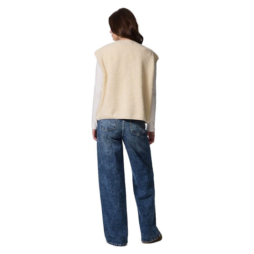 Pieces Katty gilet donna 2XL in pile teddy