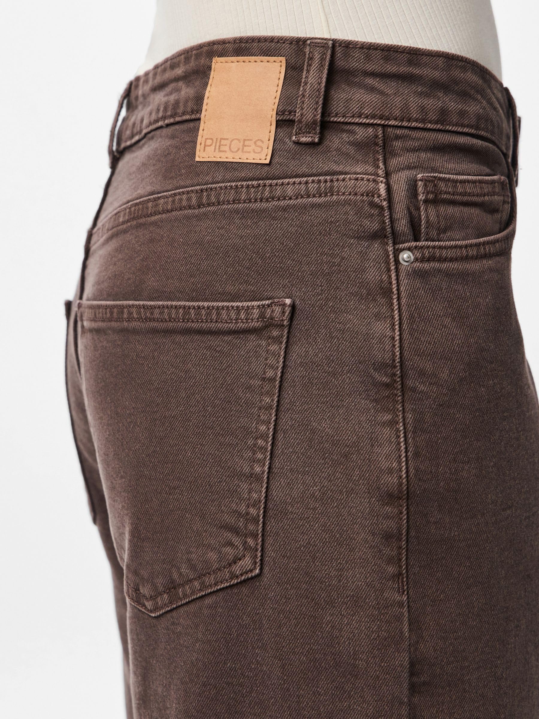PIECES Pcselma HW jeans larghi donna hot fudge 25/30 alto