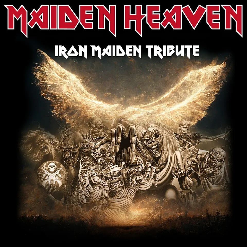 Matrix Music Store Maiden Heaven Iron Maiden Tribute t-shirt cotone
