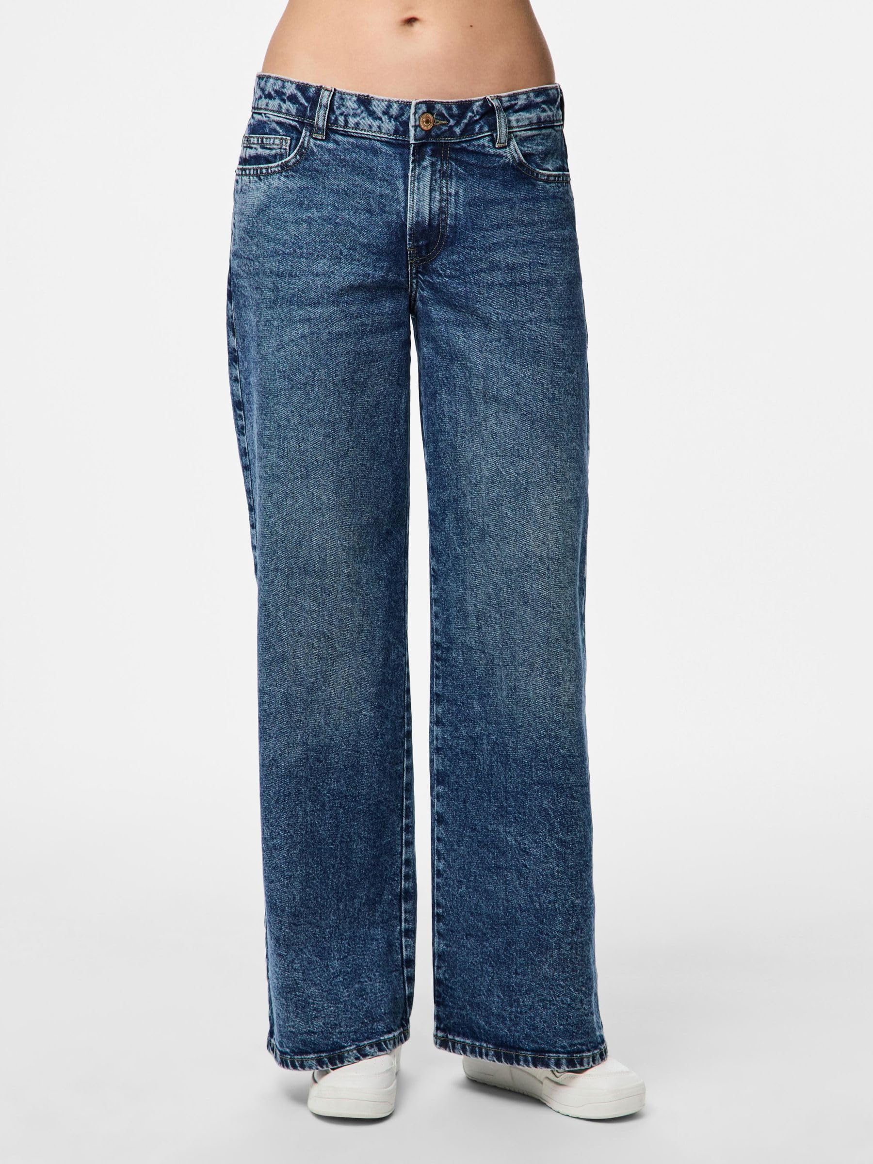 Pieces Pcselma Wide jeans larghi 27W/30L
