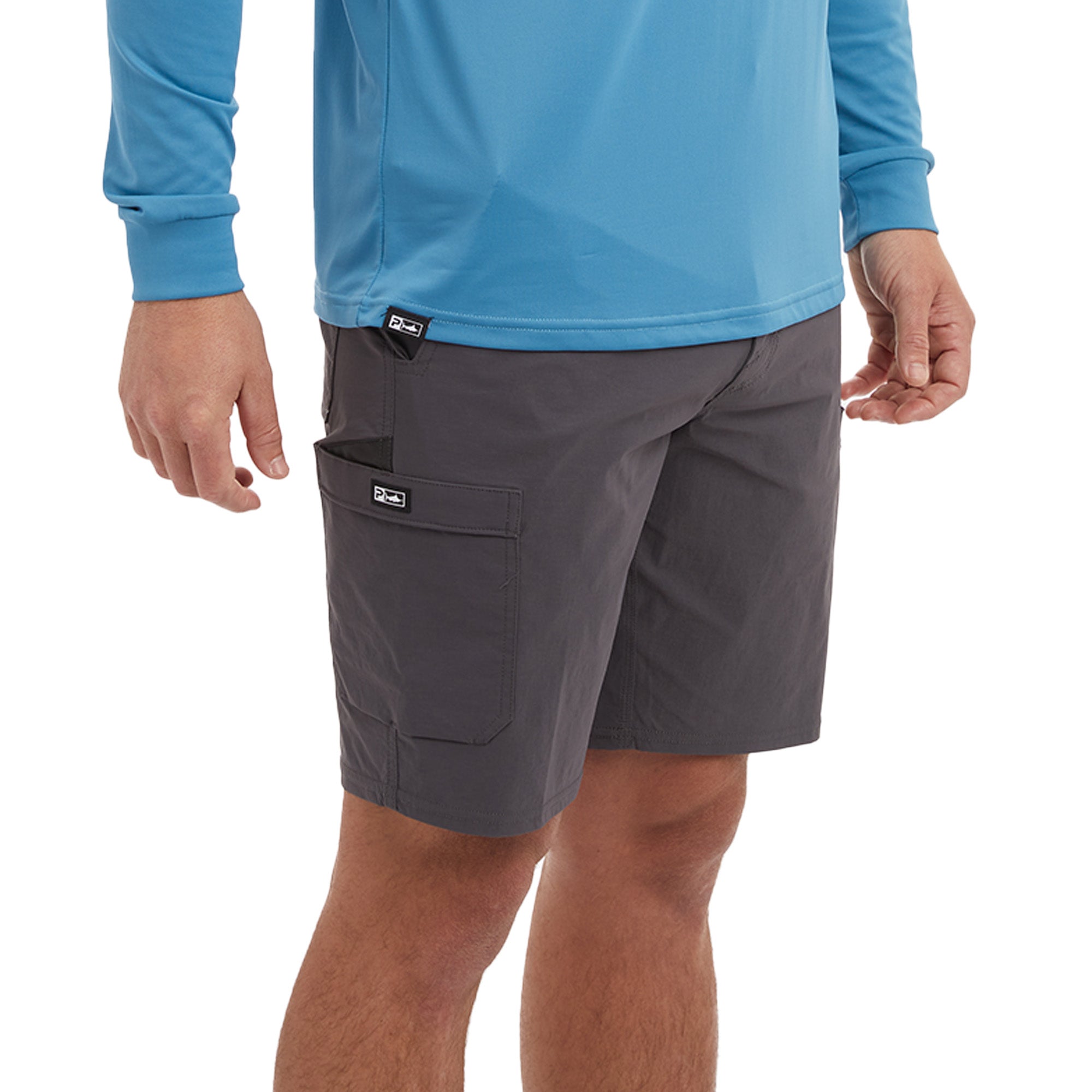 Pelagic Madeira Cargo shorts pesca uomo grafite 20 pollici