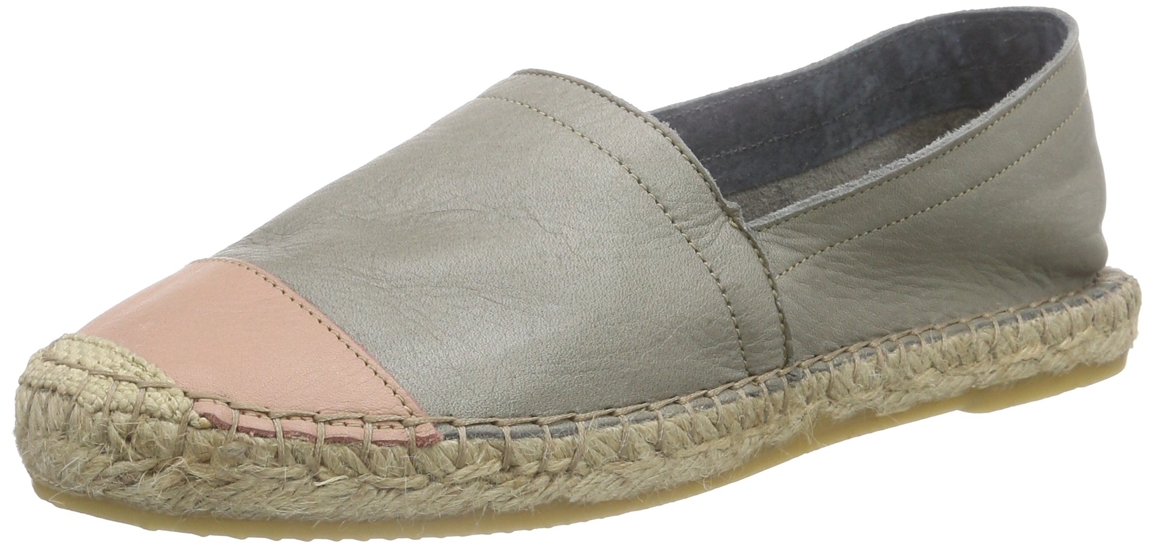 Pieces Pskatie espadrillas in pelle punta colorata
