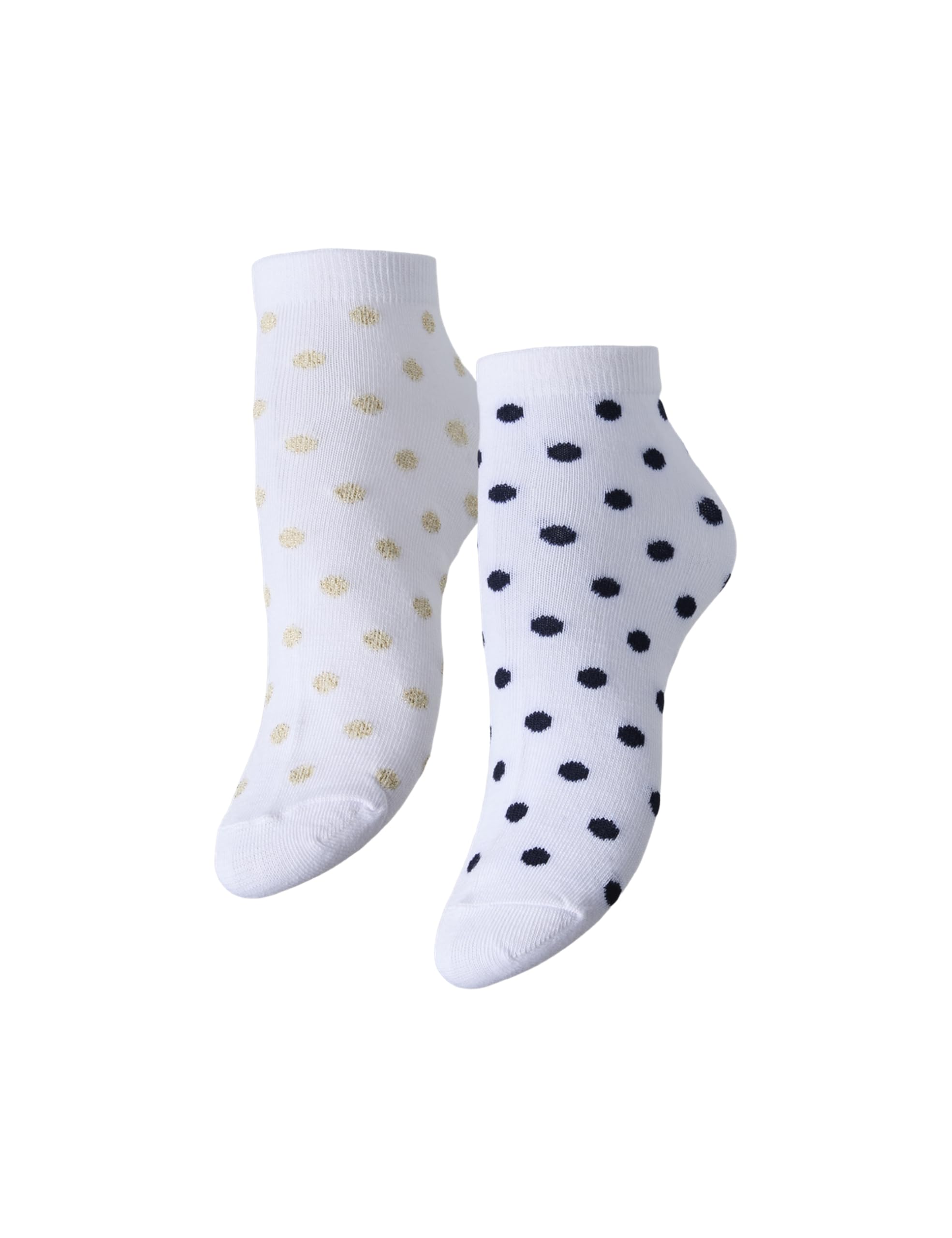 Pieces calze glitterate bianche 2 pezzi uso quotidiano