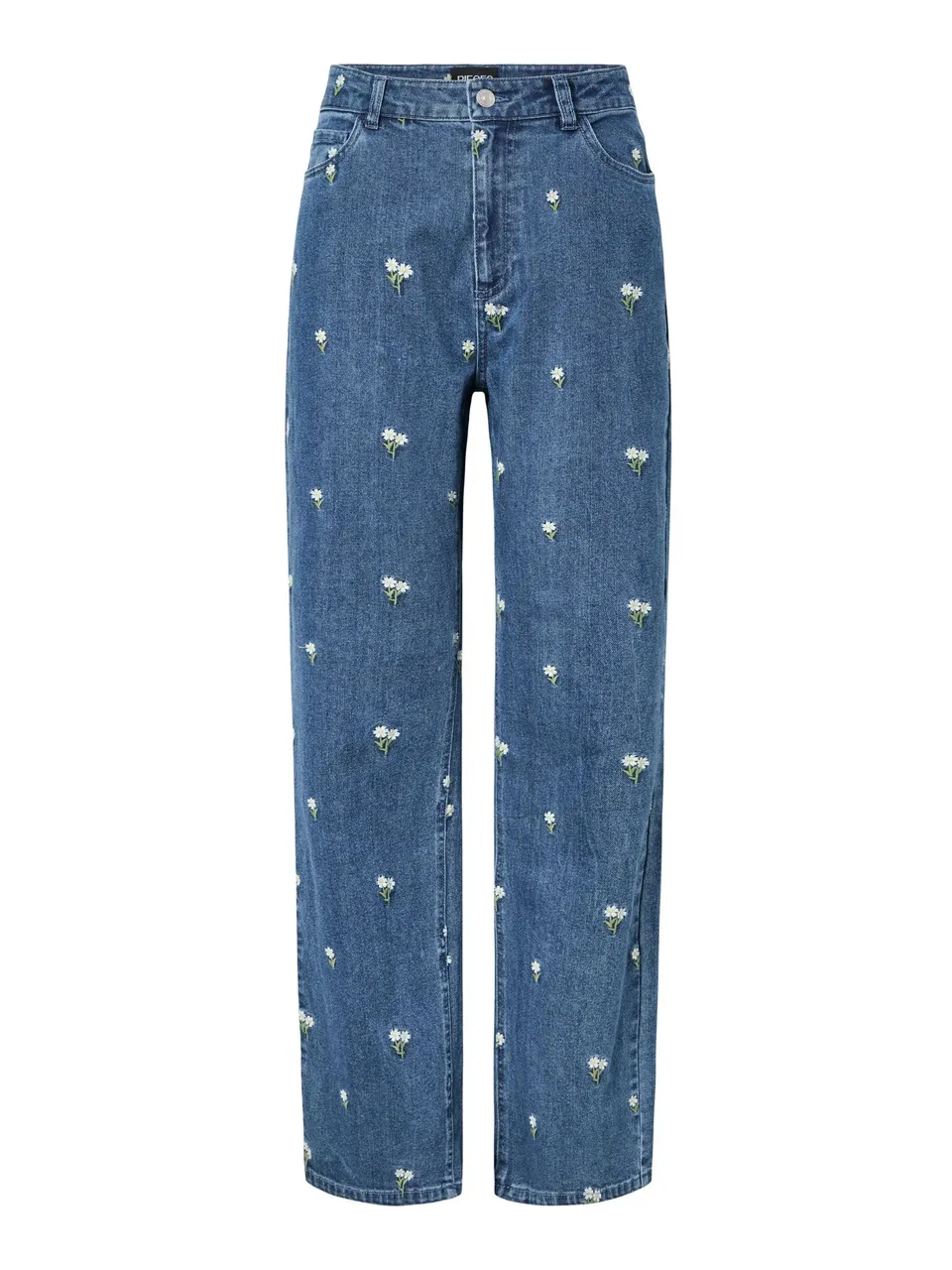 Pieces Pcflora HW Straight jeans donna 26W/30L dritti