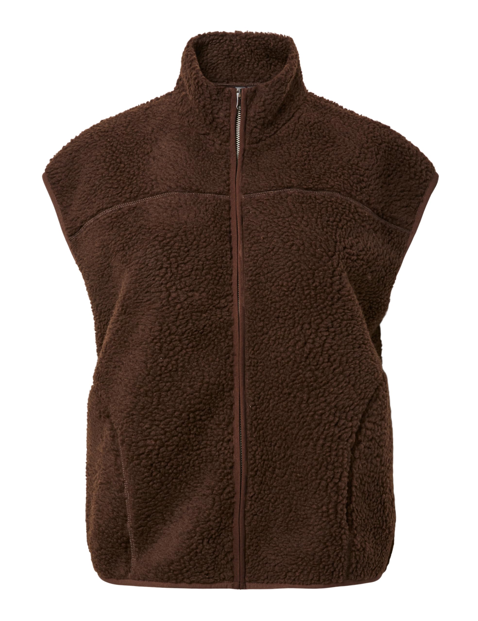Pieces Pcsadia gilet teddy argento S