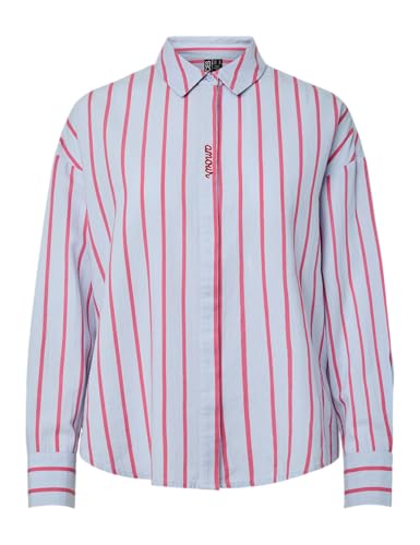 Pieces Pcjavia LS Stripe camicia donna S a righe