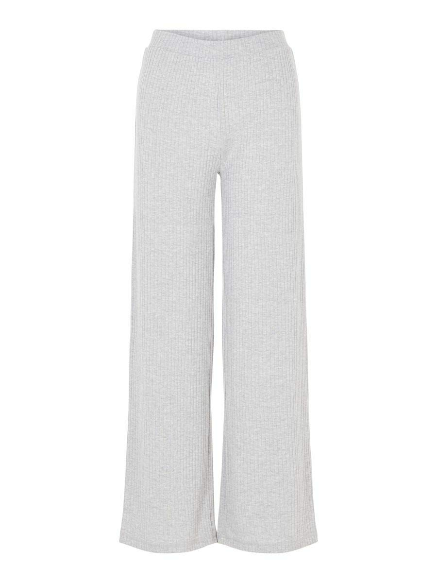 Pieces Pcmolly Noos pantaloni donna neri S a costine