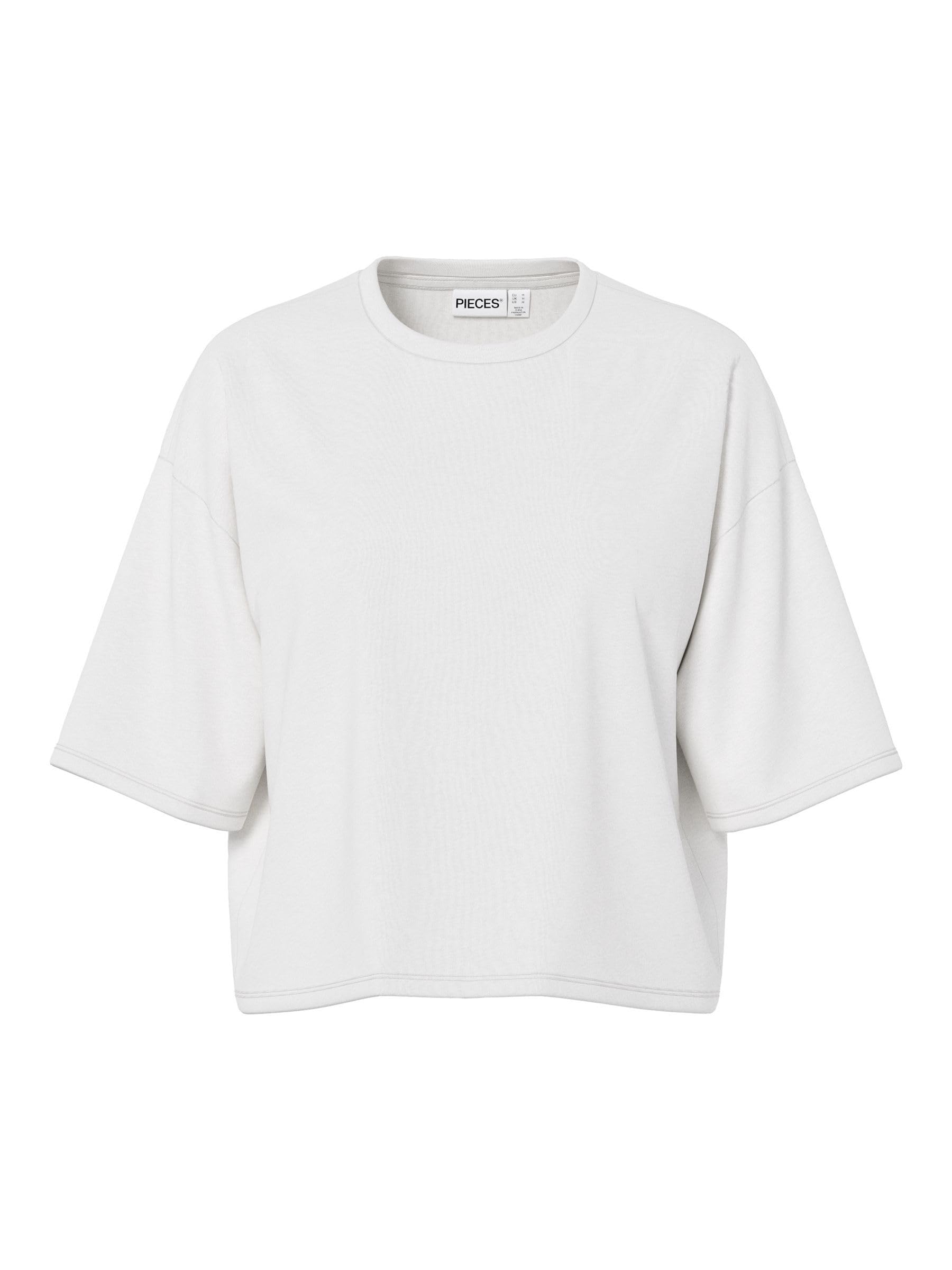 Pieces Pcpadie 2/4 Boxy Tee T-Shirt Donna Cotone