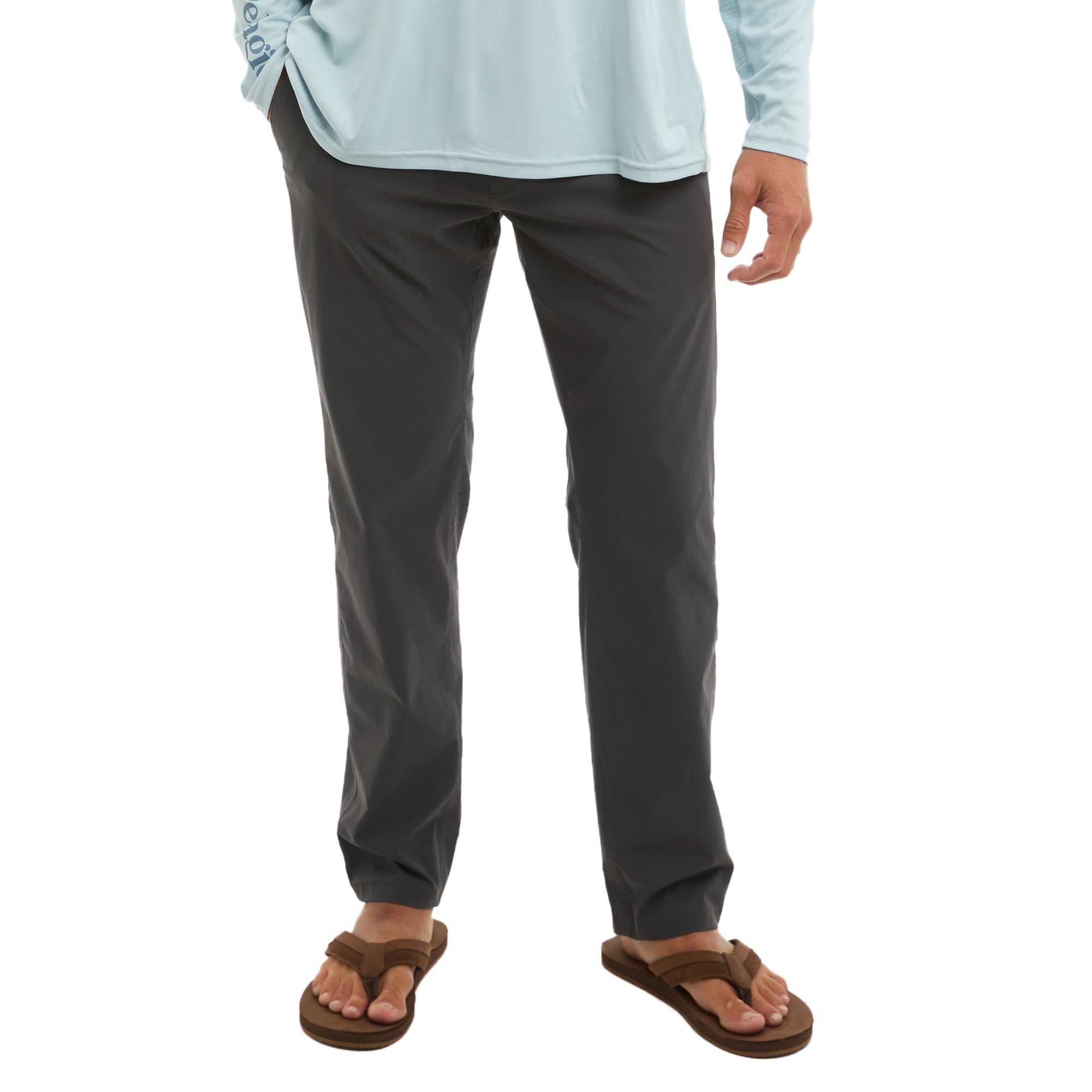 Pelagic Flyline pantaloni uomo graphite nylon stretch