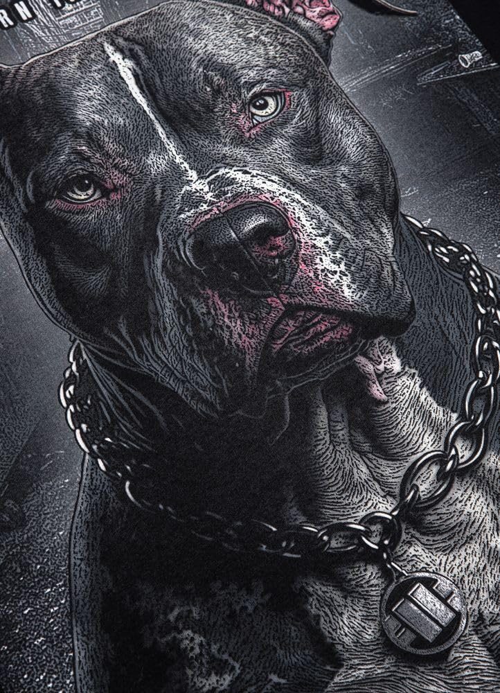 Pit Bull West Coast Street King maglietta uomo cotone slim