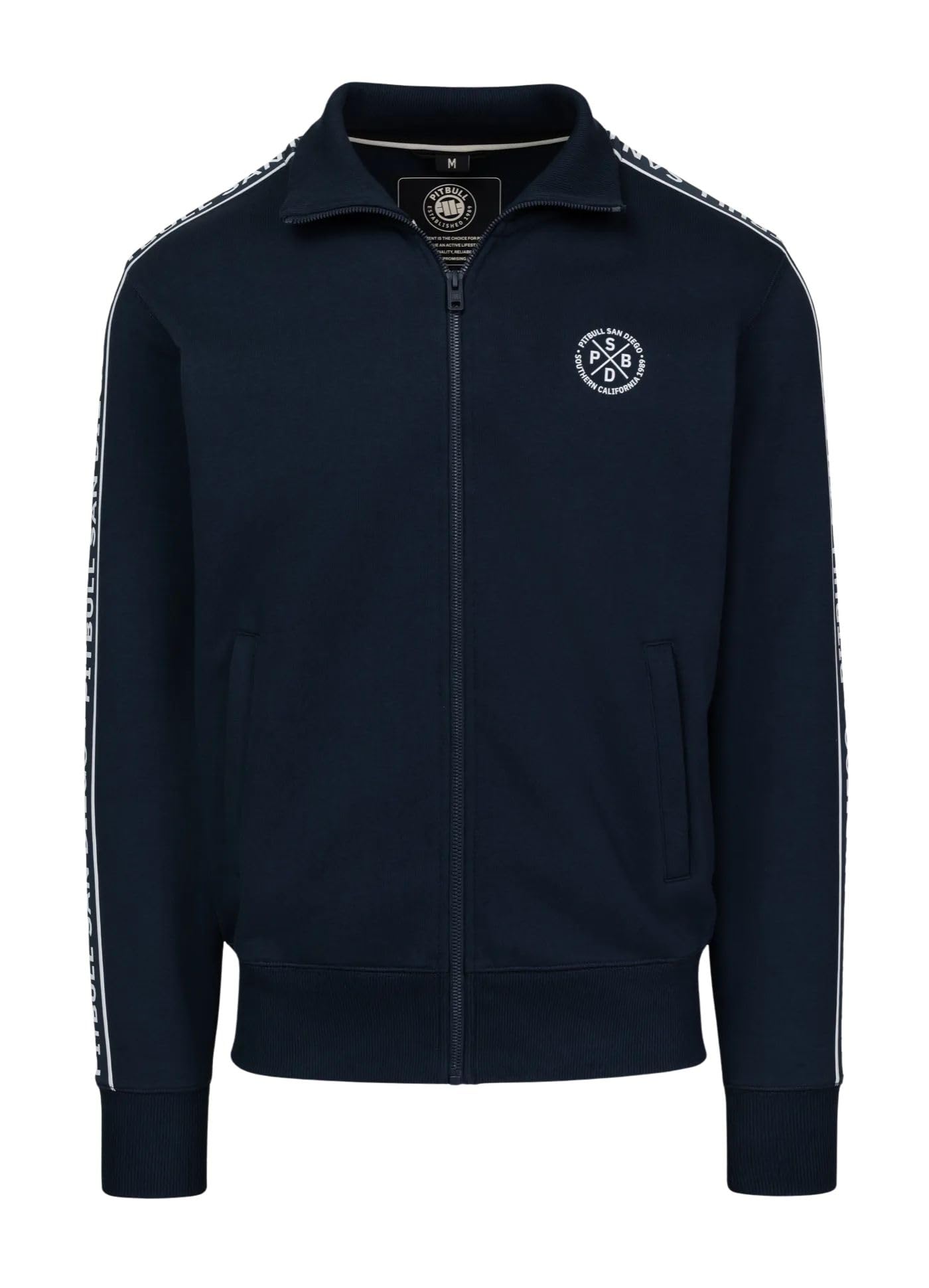 Pitbull Nexus felpa uomo con zip cotone