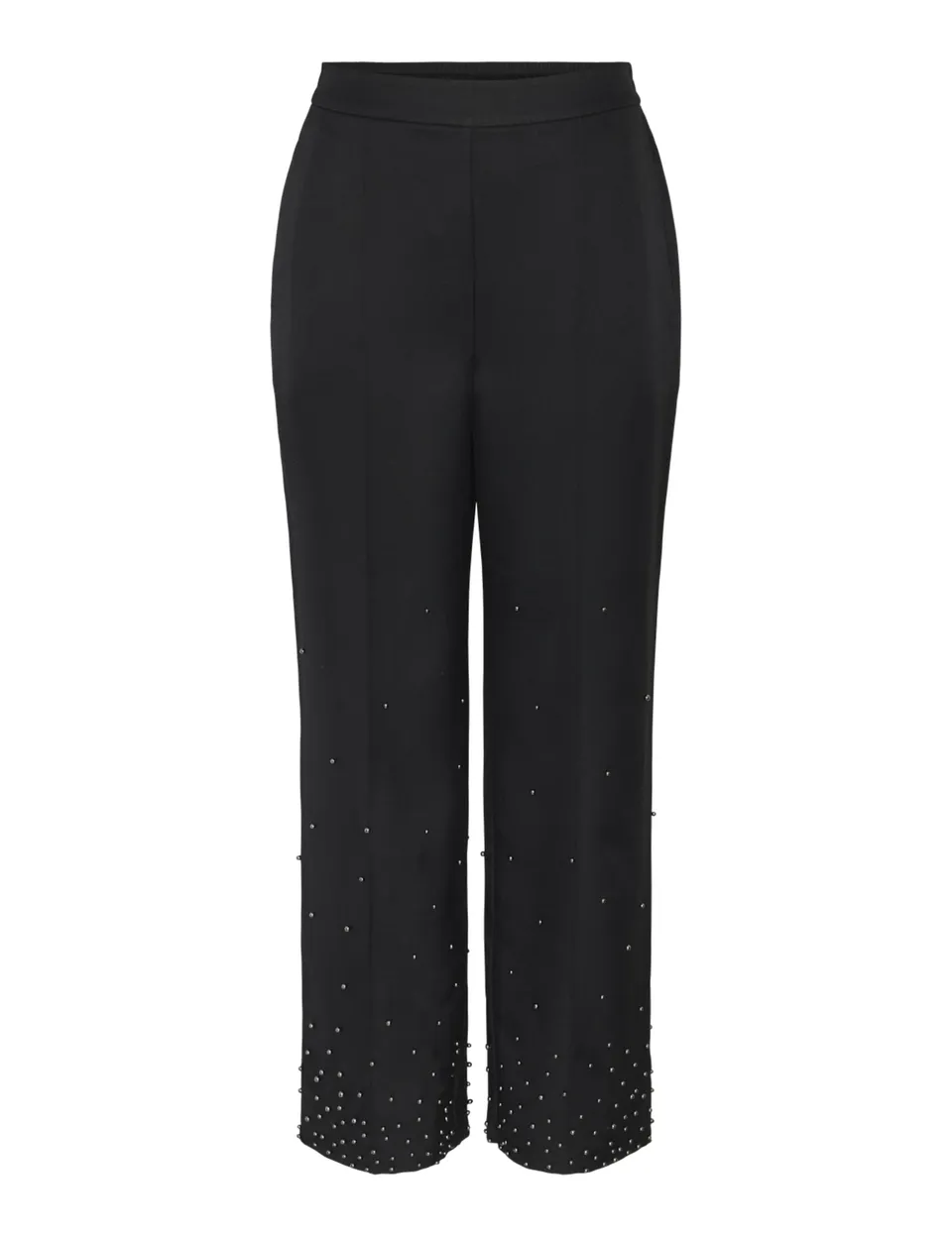PIECES Pcru HW Embelish Pantaloni Donna XL vita alta
