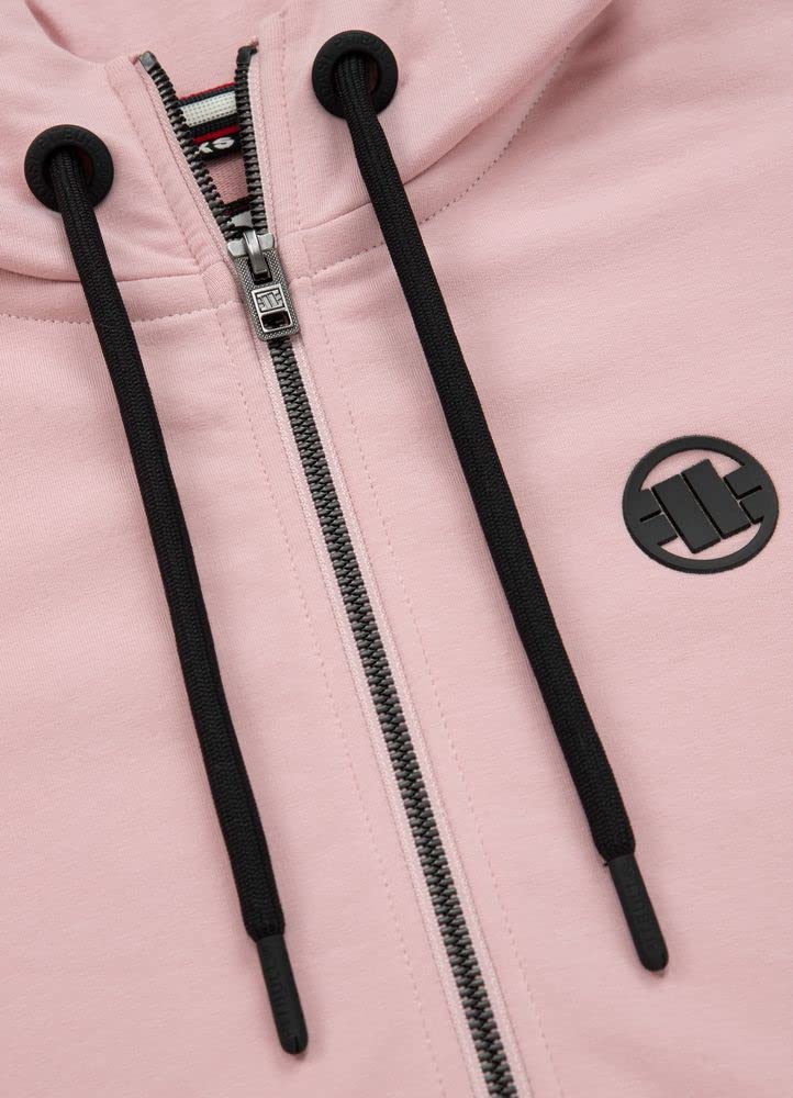 Pit Bull West Coast La Deta felpa donna rosa con cerniera