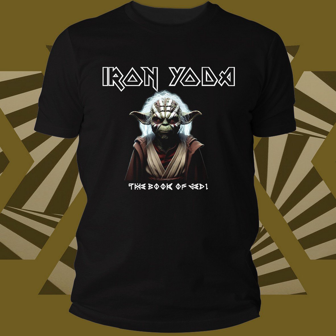 Matrix Music Store Iron Yoda The Book of Jedi t-shirt unisex cotone