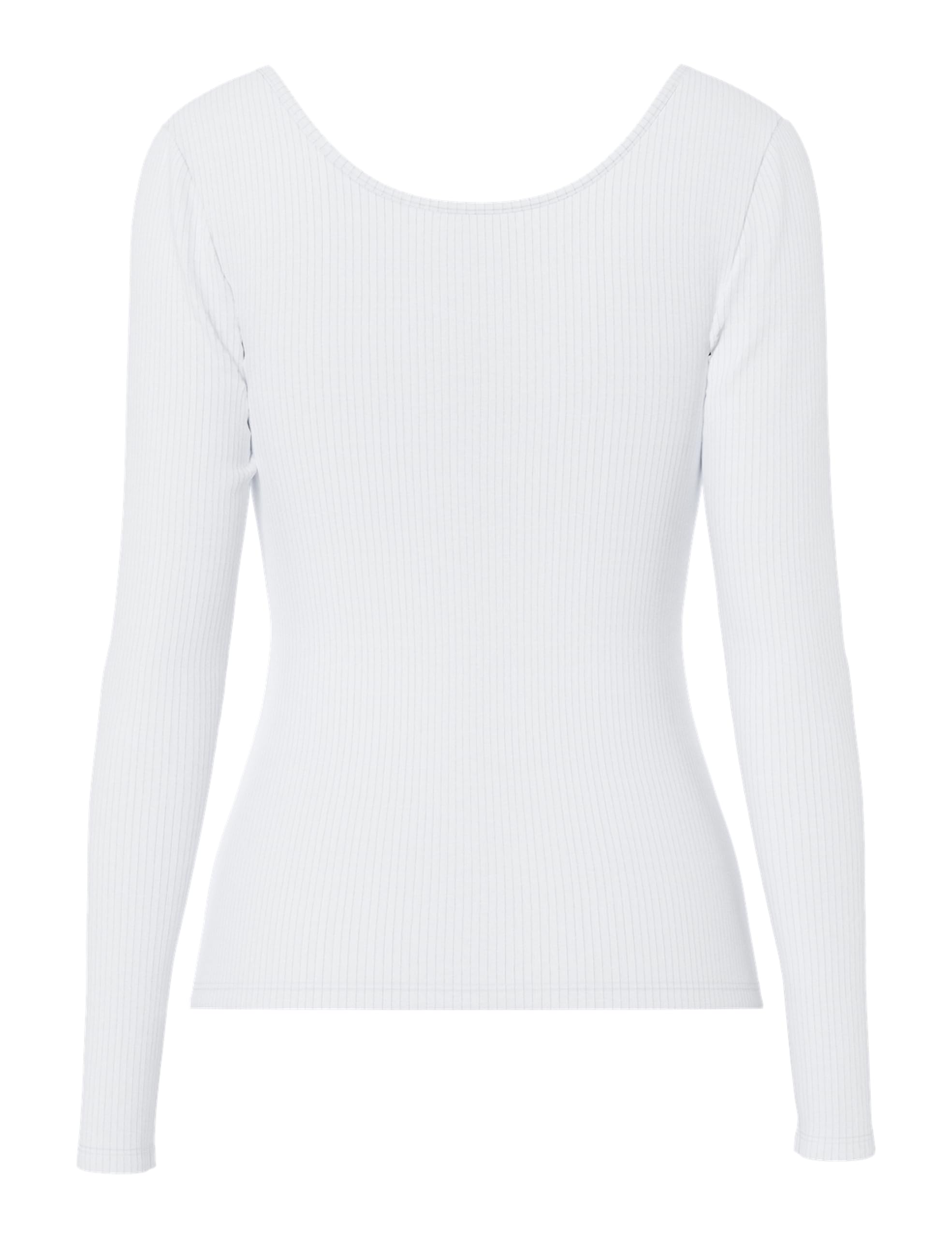 Pieces Pckitte maglietta maniche lunghe XS bianco