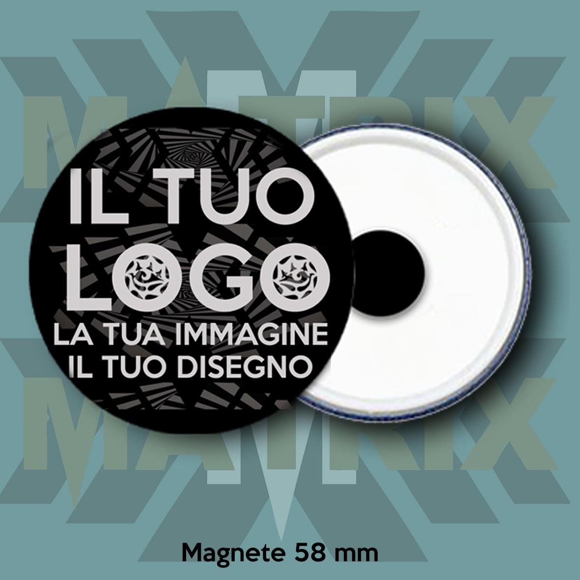 Matrix Music Store Magnete personalizzato con foto