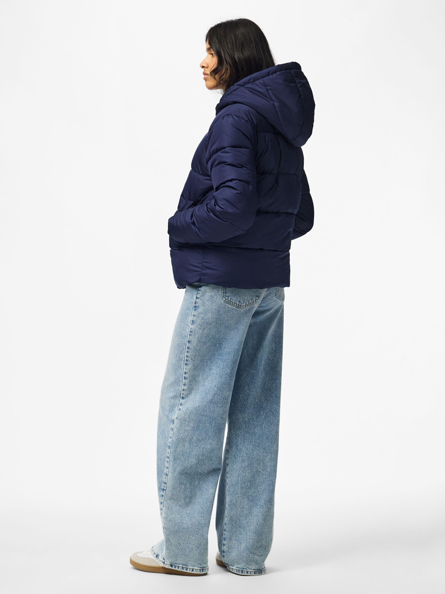 Pieces Pcbee giacca imbottita L blu invernale