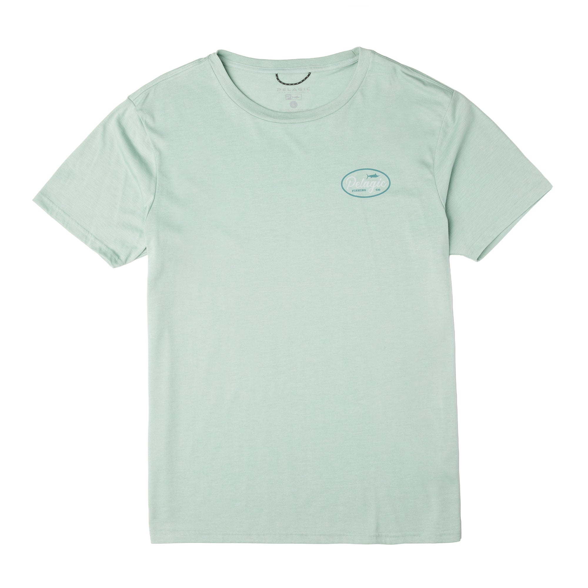 Pelagic Circled maglietta uomo salvia melange tri-blend