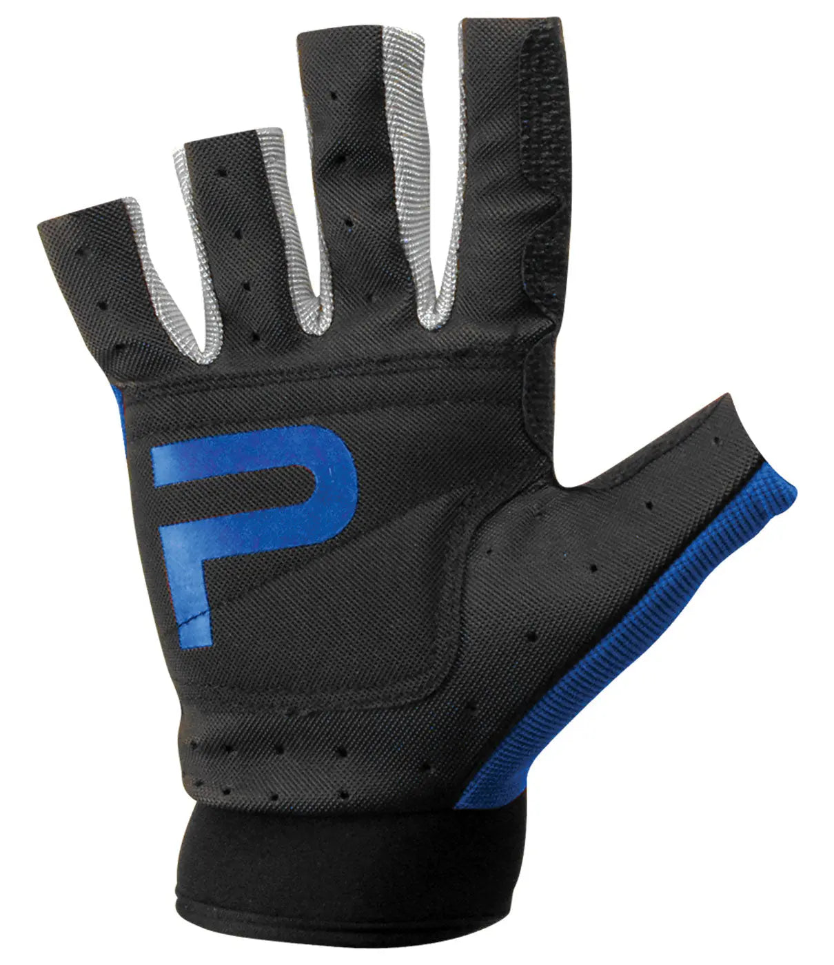 Pelagic Battle guanti pesca blu royal dita scoperte