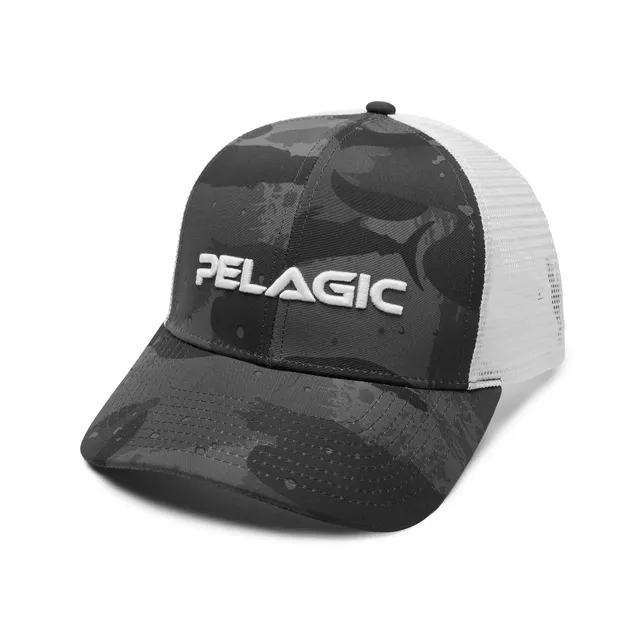 Pelagic Flybridge Brush Camo cappello nero taglia unica traspirante