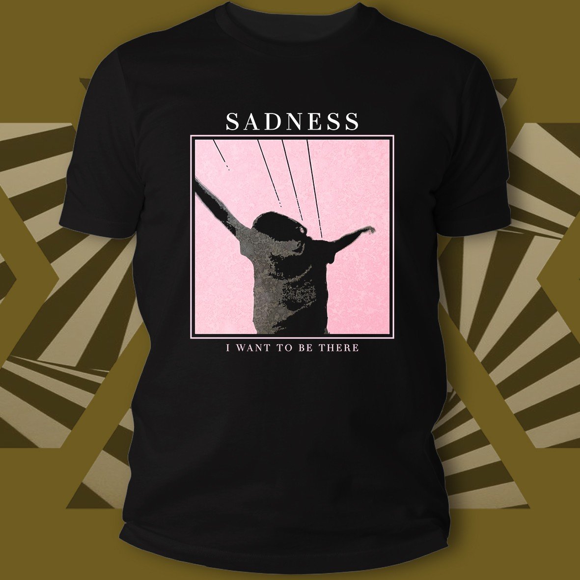 Sadness I Want To Be There maglietta cotone organico