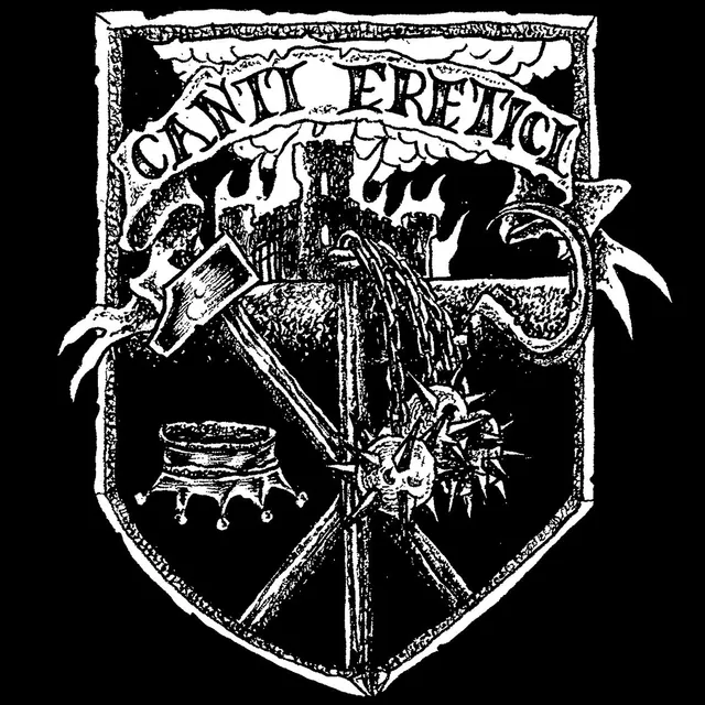 Matrix Canti Eretici Shield Logo maglietta cotone organico