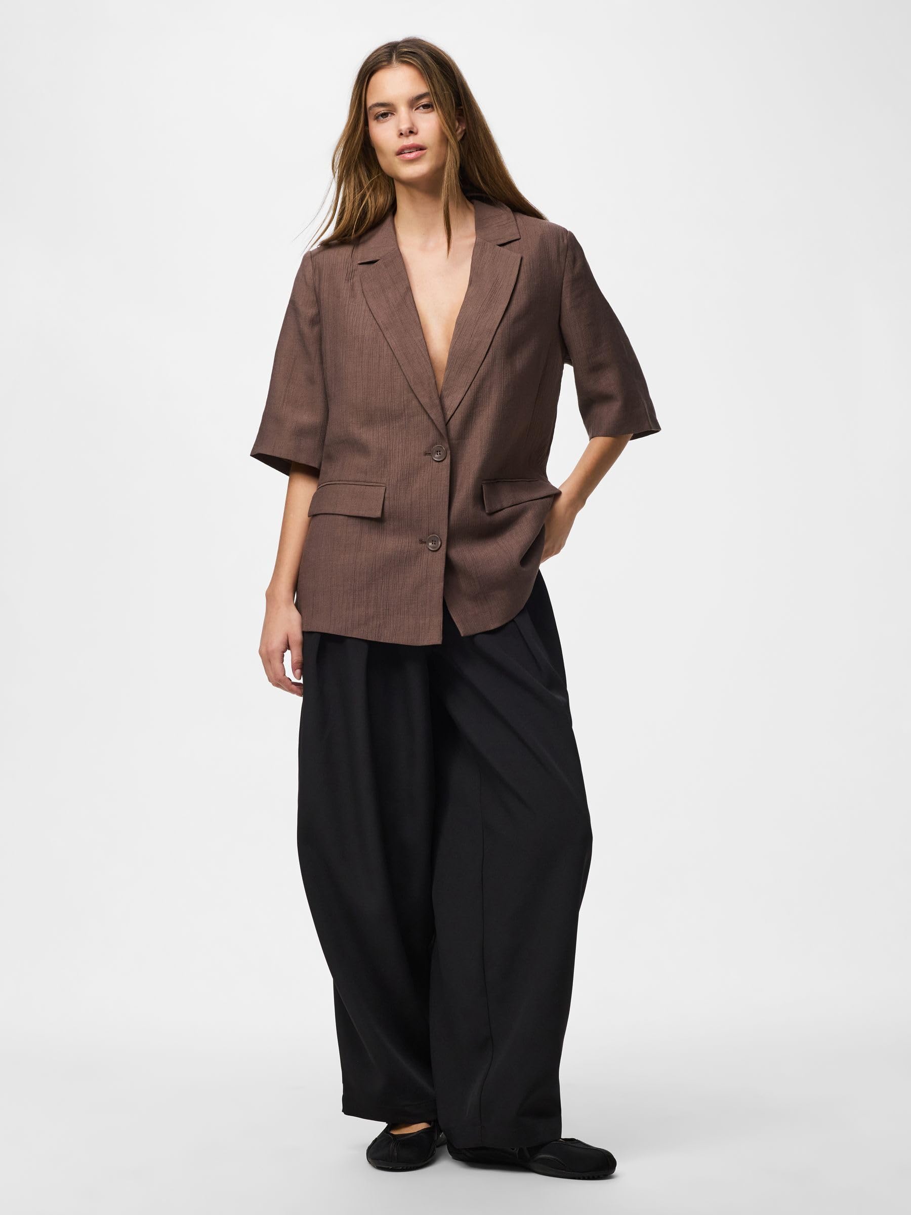 Pieces Pcgerry SS Blazer donna M manica corta