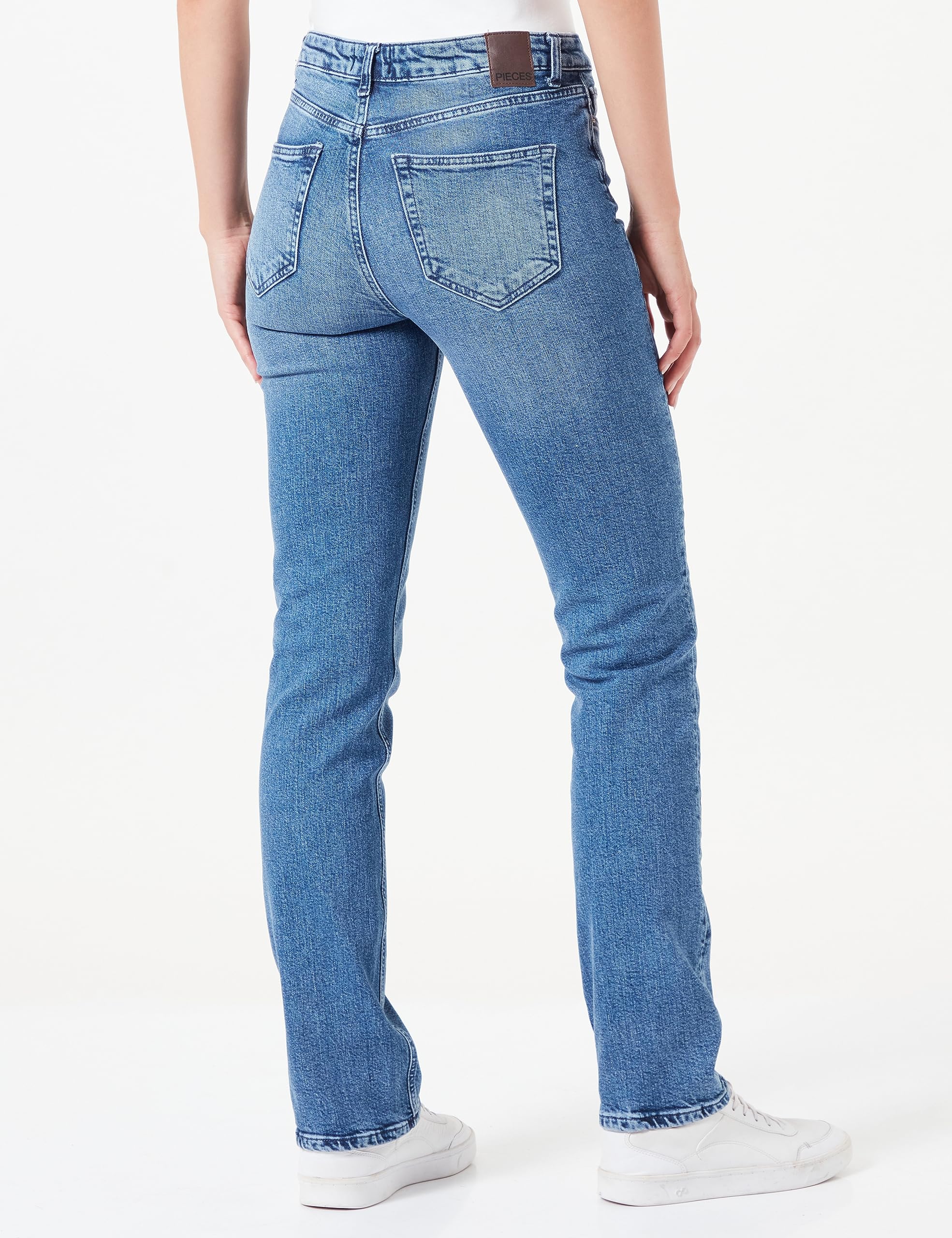 Pieces jeans donna blu medio denim 26W/32L