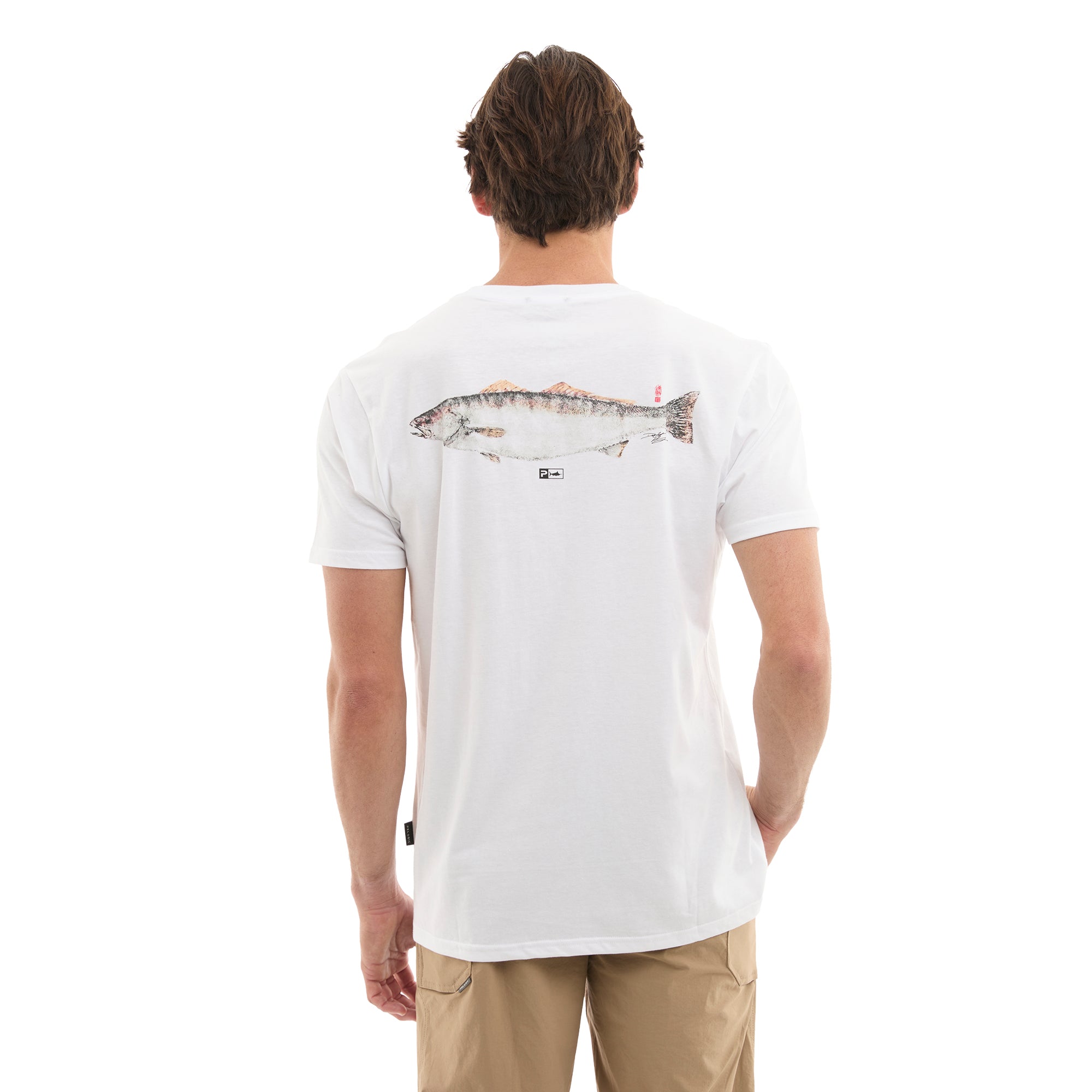 Pelagic DH WSB maglietta uomo bianca cotone organico