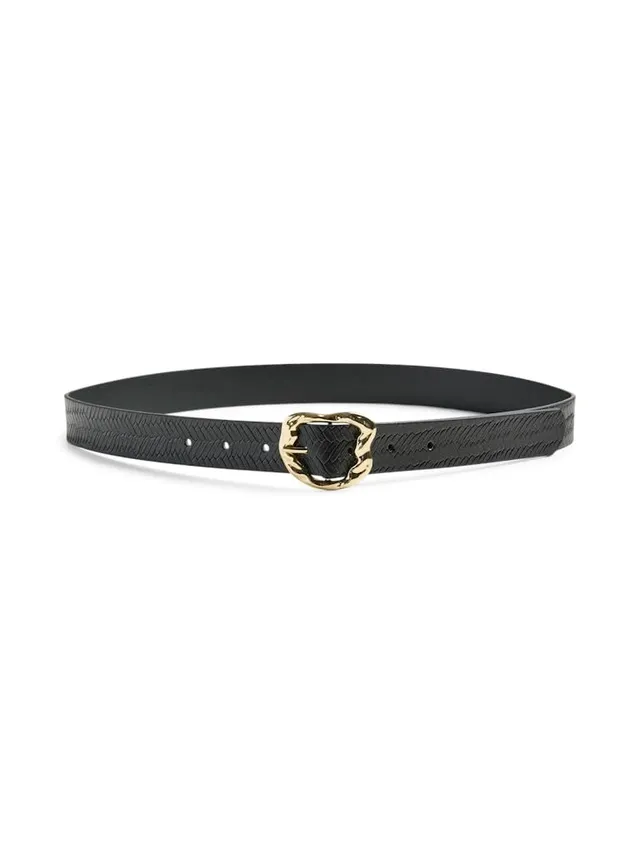 Pieces Pcdonna Braided Jeans Belt cintura 80 intrecciata